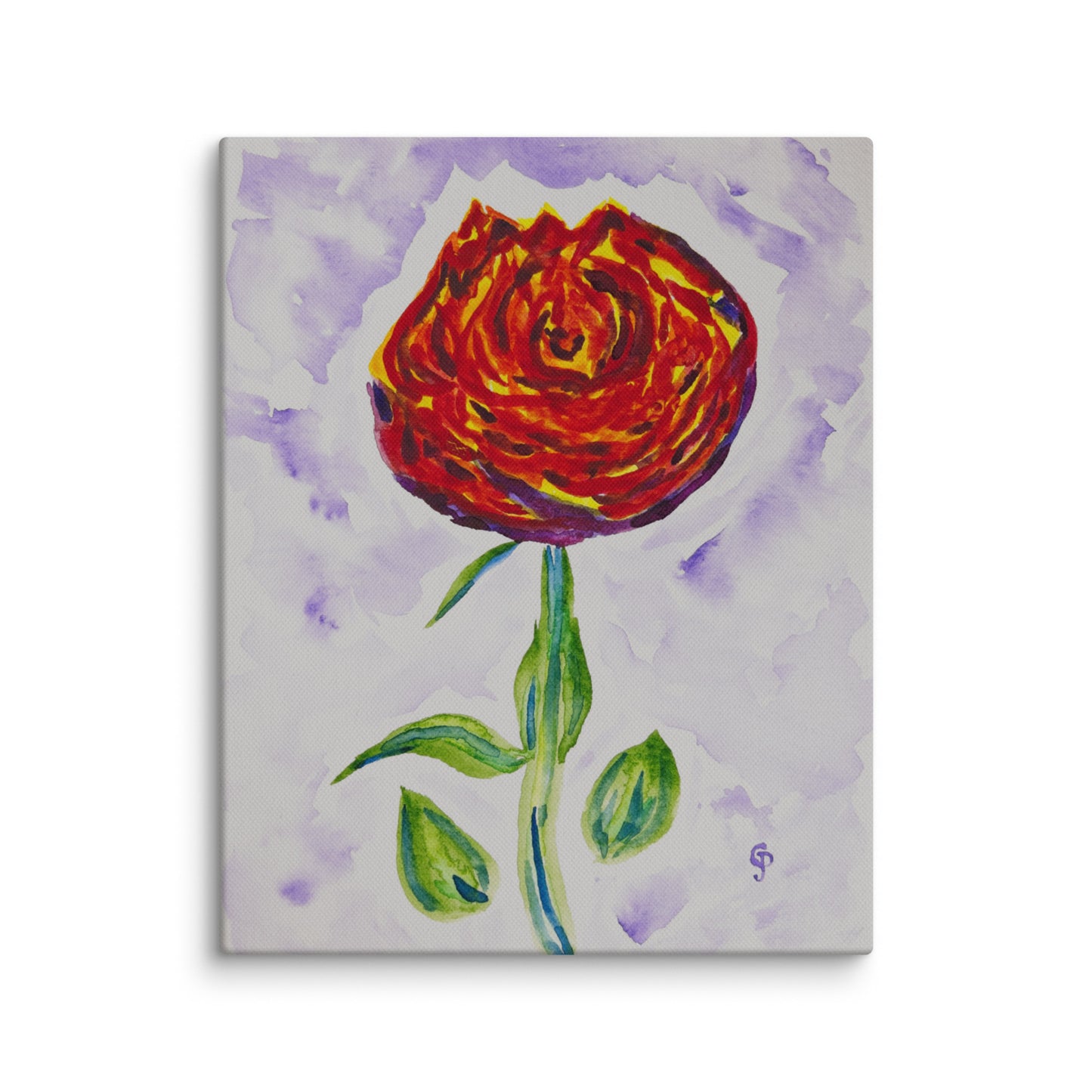 Original canvas wall art featuring watercolor art design, perfect for home decor, gallery walls, or office spaces—high-quality artwork that adds color, character, and creativity to any room.