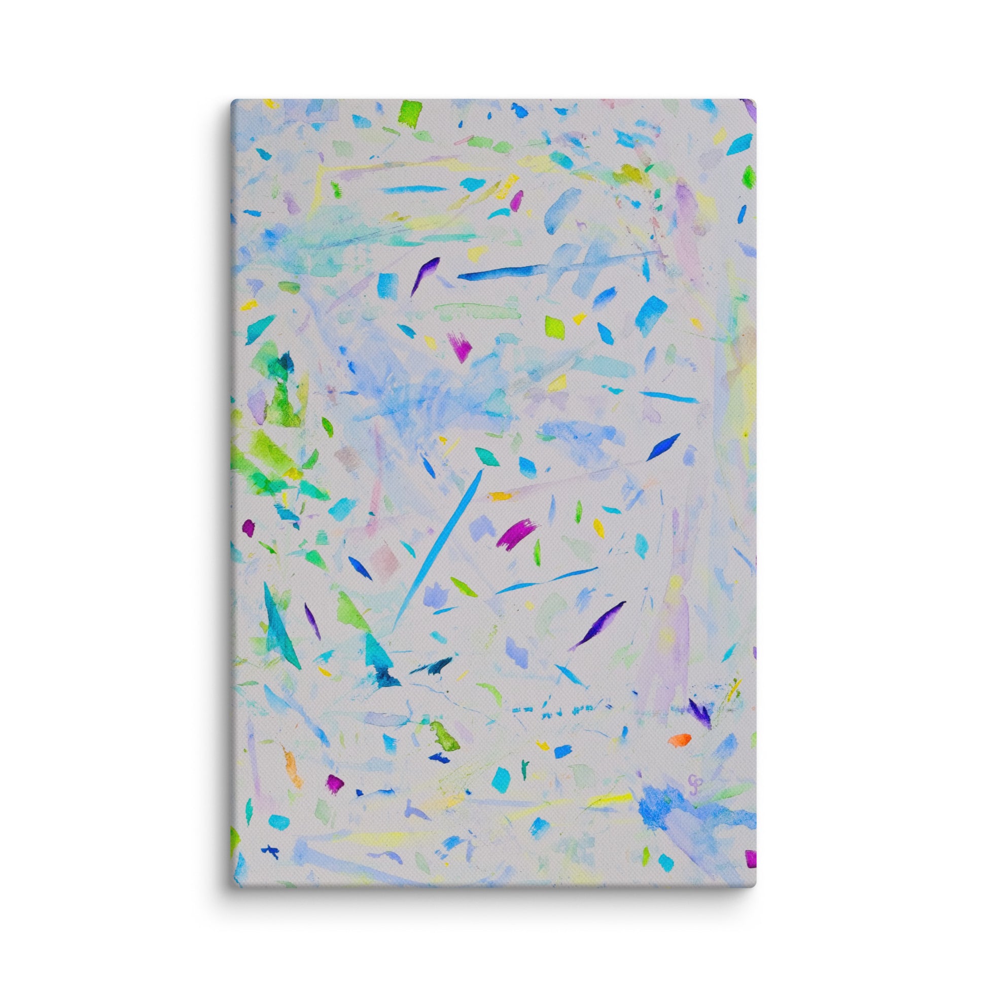 Original canvas wall art featuring watercolor art design, perfect for home decor, gallery walls, or office spaces—high-quality artwork that adds color, character, and creativity to any room.