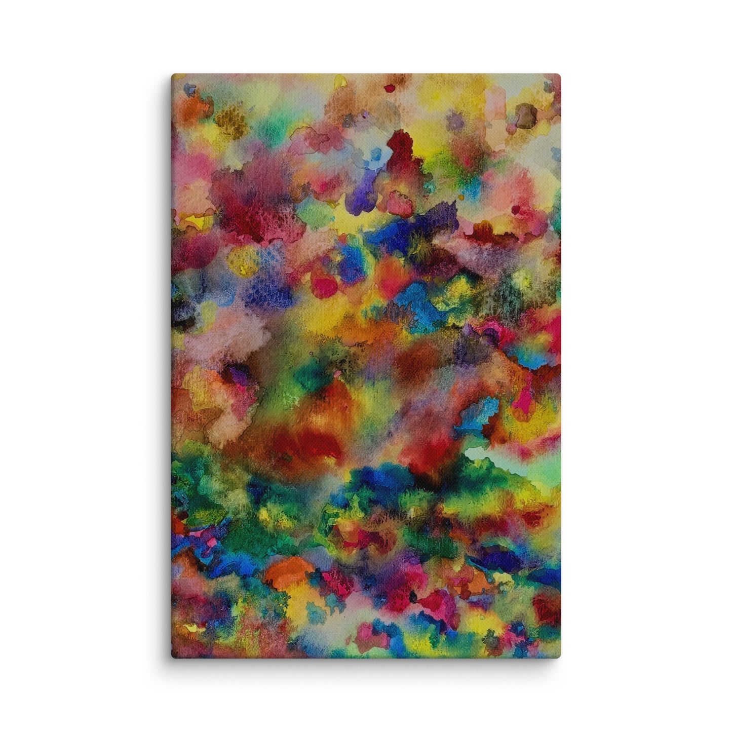 Original canvas wall art featuring watercolor art design, perfect for home decor, gallery walls, or office spaces—high-quality artwork that adds color, character, and creativity to any room.
