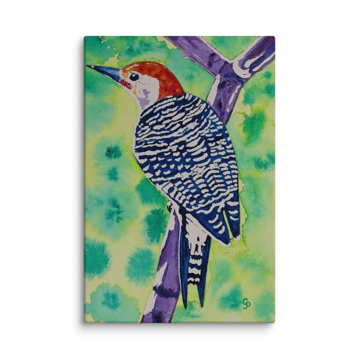 Original canvas wall art featuring watercolor art design, perfect for home decor, gallery walls, or office spaces—high-quality artwork that adds color, character, and creativity to any room.