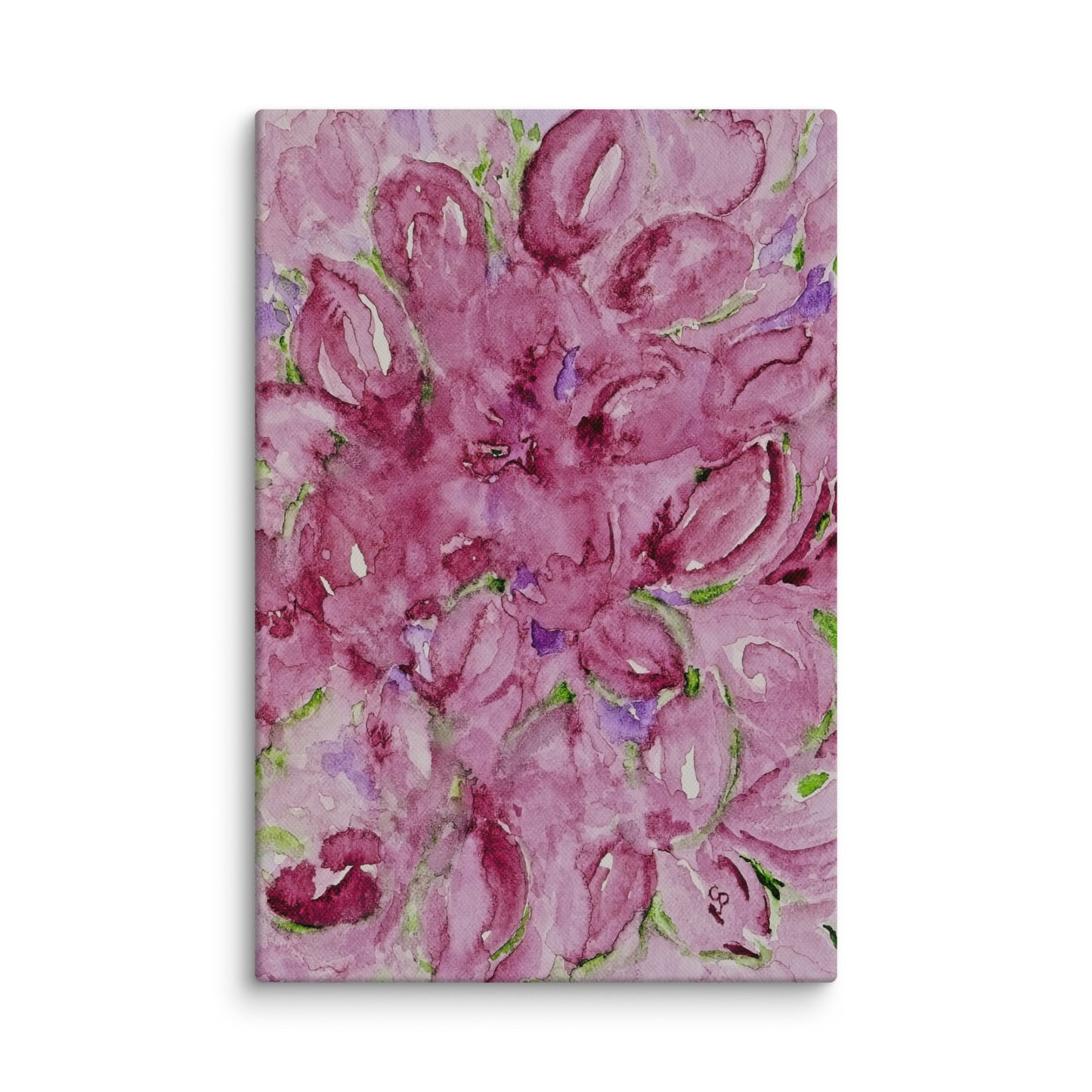 Original canvas wall art featuring watercolor art design, perfect for home decor, gallery walls, or office spaces—high-quality artwork that adds color, character, and creativity to any room.
