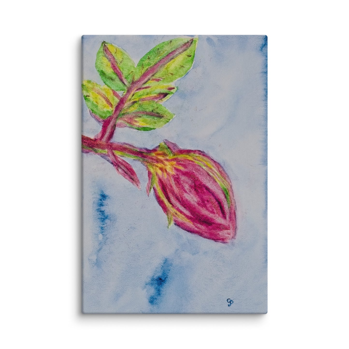 Original canvas wall art featuring watercolor art design, perfect for home decor, gallery walls, or office spaces—high-quality artwork that adds color, character, and creativity to any room.