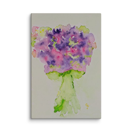 Original canvas wall art featuring watercolor art design, perfect for home decor, gallery walls, or office spaces—high-quality artwork that adds color, character, and creativity to any room.