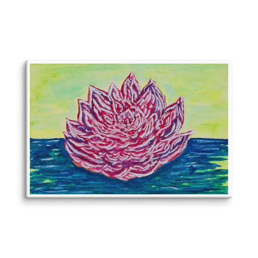 Original canvas wall art featuring watercolor art design, perfect for home decor, gallery walls, or office spaces—high-quality artwork that adds color, character, and creativity to any room.