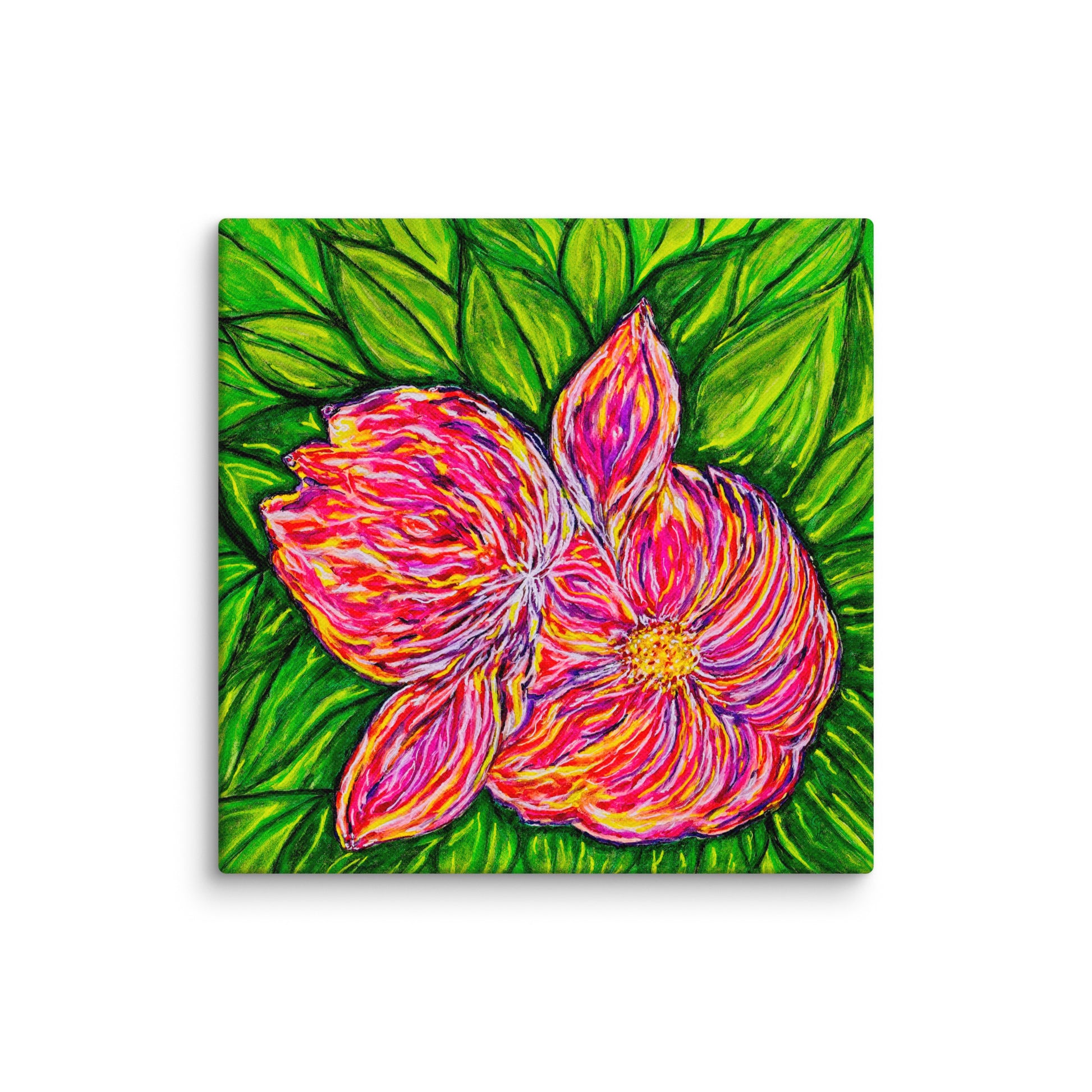 Original canvas wall art featuring watercolor art design, perfect for home decor, gallery walls, or office spaces—high-quality artwork that adds color, character, and creativity to any room.