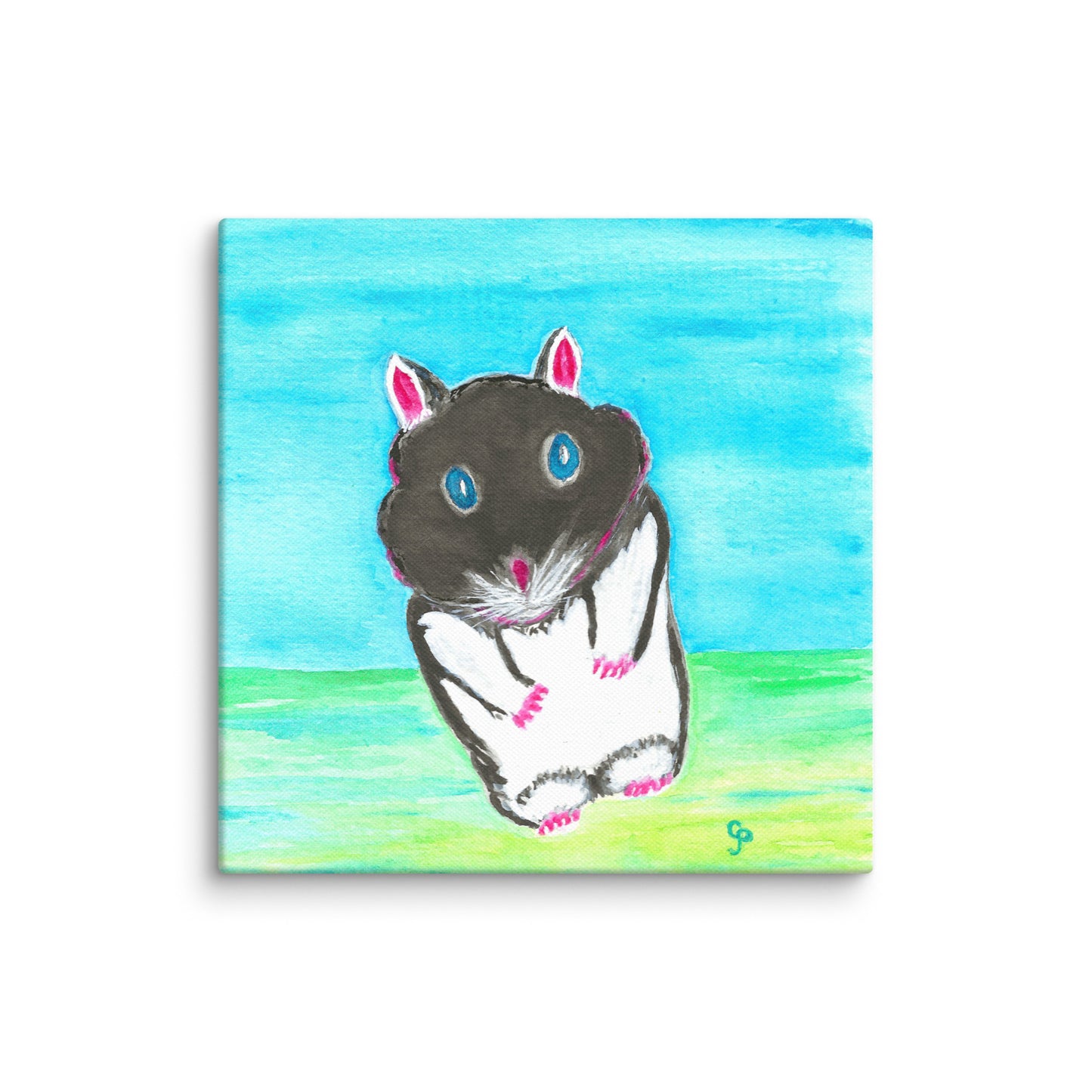 Original canvas wall art featuring watercolor art design, perfect for home decor, gallery walls, or office spaces—high-quality artwork that adds color, character, and creativity to any room.