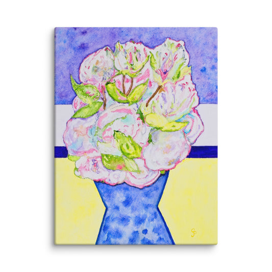 Original canvas wall art featuring watercolor art design, perfect for home decor, gallery walls, or office spaces—high-quality artwork that adds color, character, and creativity to any room.