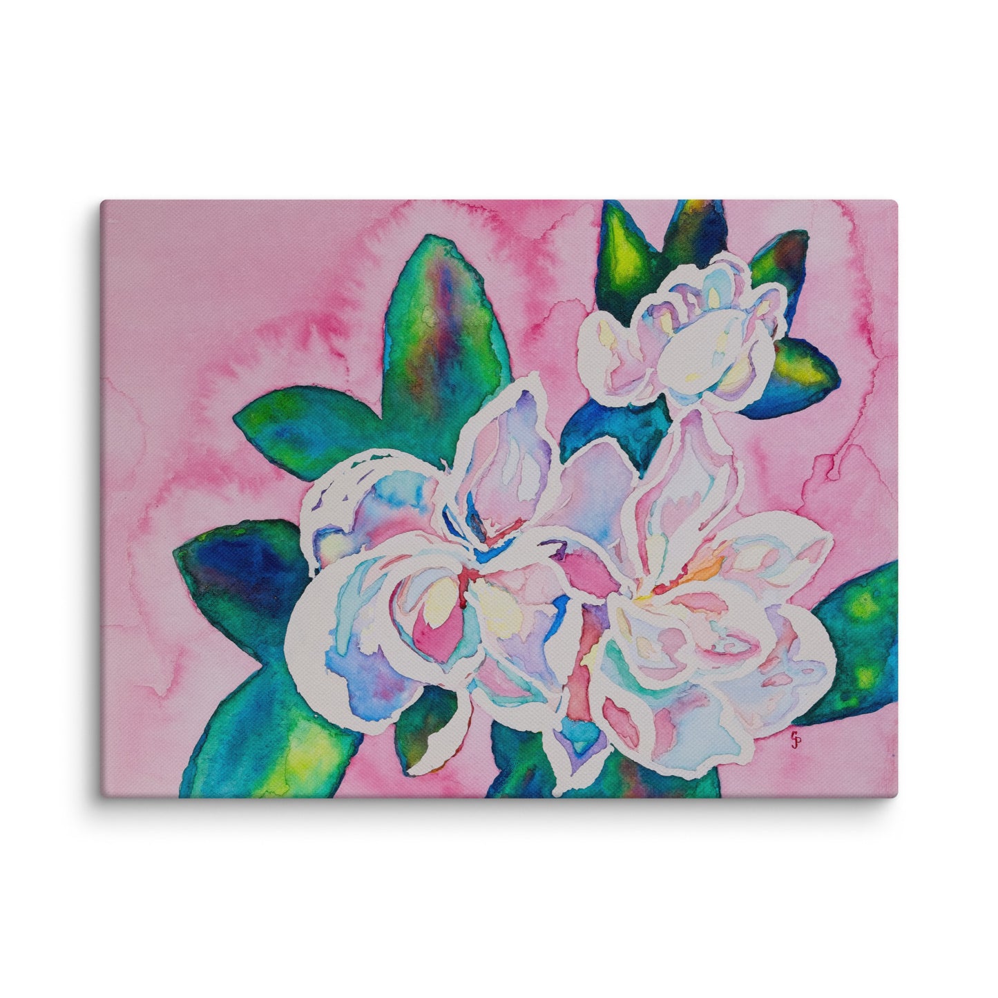 Original canvas wall art featuring watercolor art design, perfect for home decor, gallery walls, or office spaces—high-quality artwork that adds color, character, and creativity to any room.