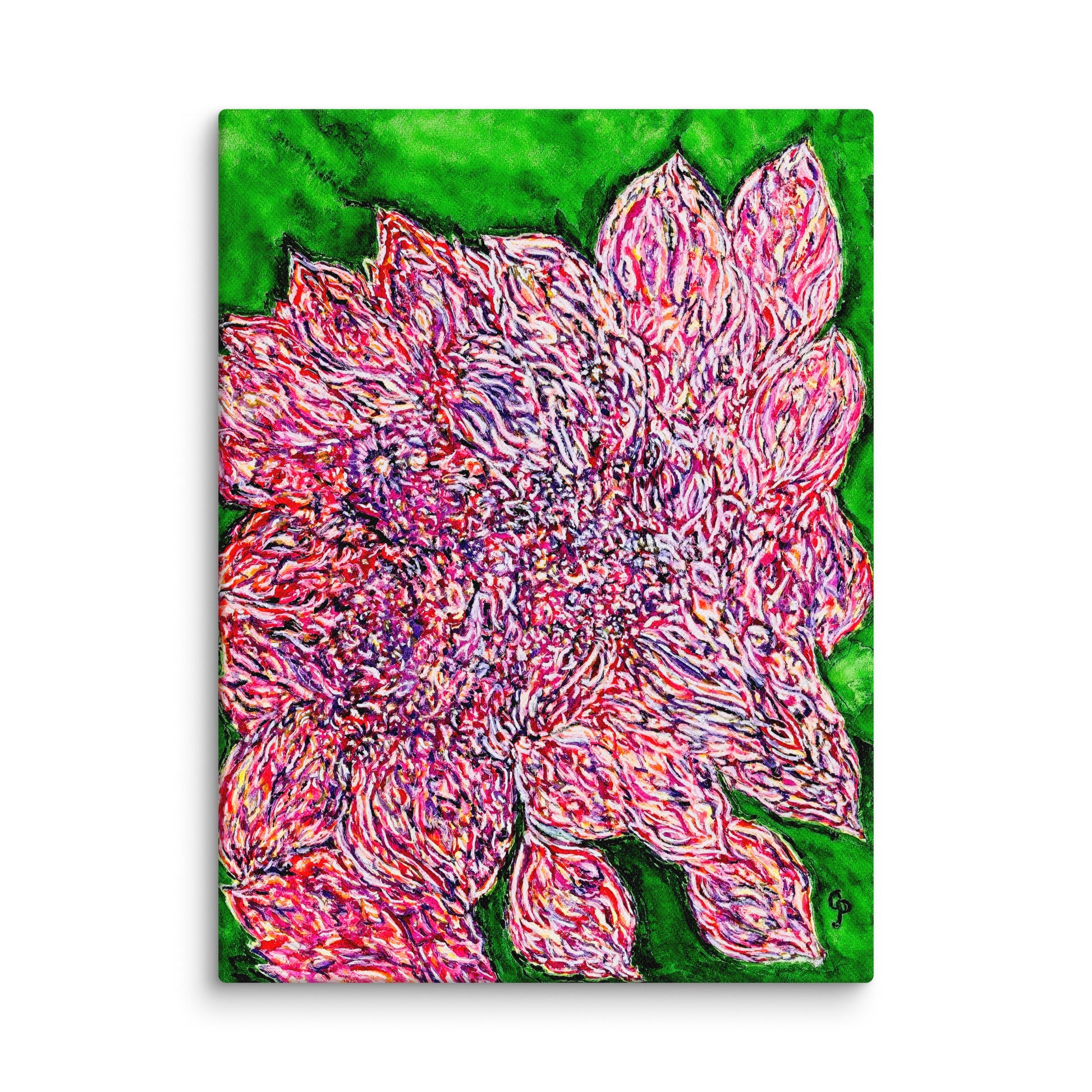 Original canvas wall art featuring watercolor art design, perfect for home decor, gallery walls, or office spaces—high-quality artwork that adds color, character, and creativity to any room.