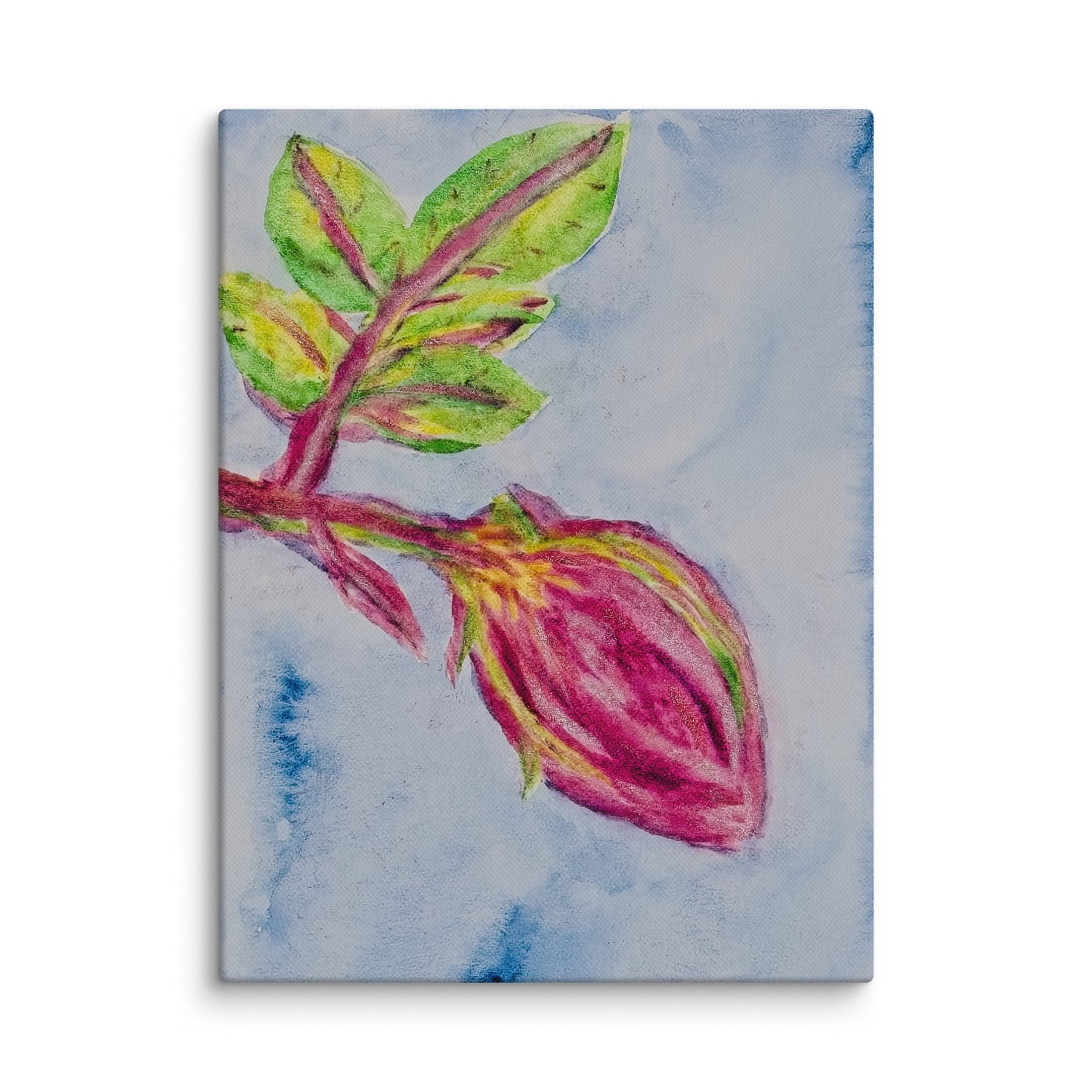 Original canvas wall art featuring watercolor art design, perfect for home decor, gallery walls, or office spaces—high-quality artwork that adds color, character, and creativity to any room.