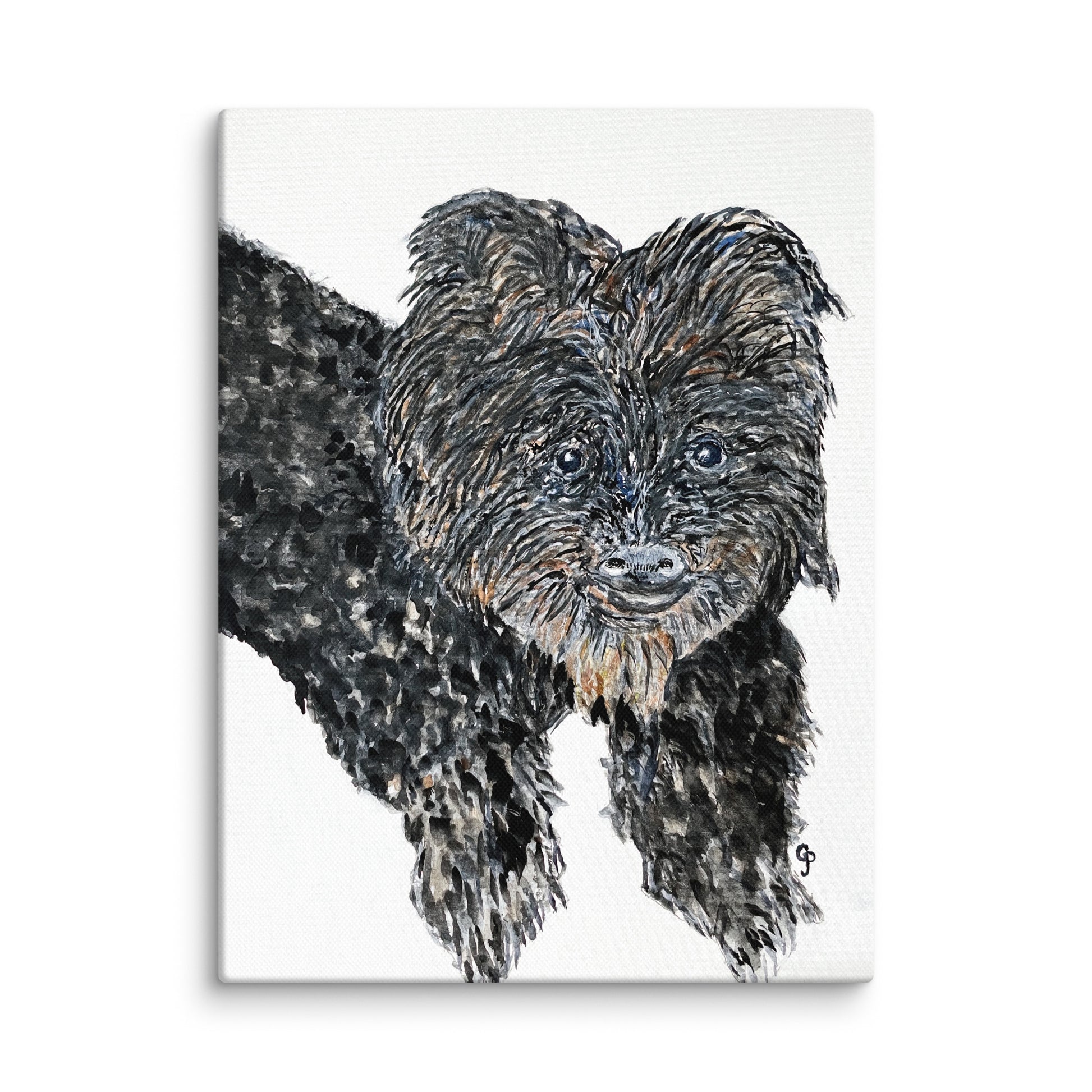 Original canvas wall art featuring watercolor art design, perfect for home decor, gallery walls, or office spaces—high-quality artwork that adds color, character, and creativity to any room.