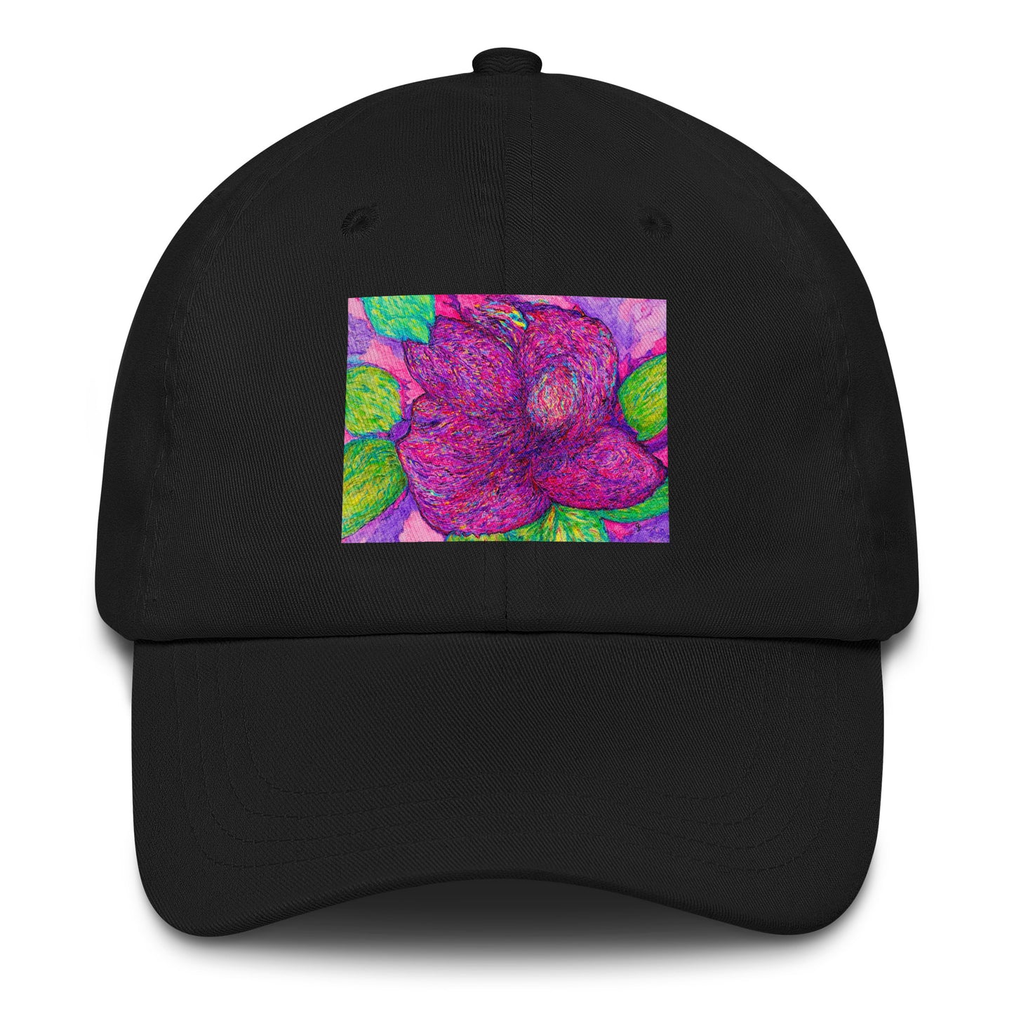 Stylish hat featuring original artwork—comfortable, adjustable, and perfect for everyday wear, outdoor activities, or gifting; ideal for art lovers and trendsetters.