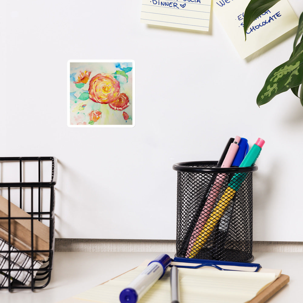 Magnet featuring original artwork—durable, vibrant, and perfect for decorating refrigerators, lockers, or magnetic boards with artistic flair.