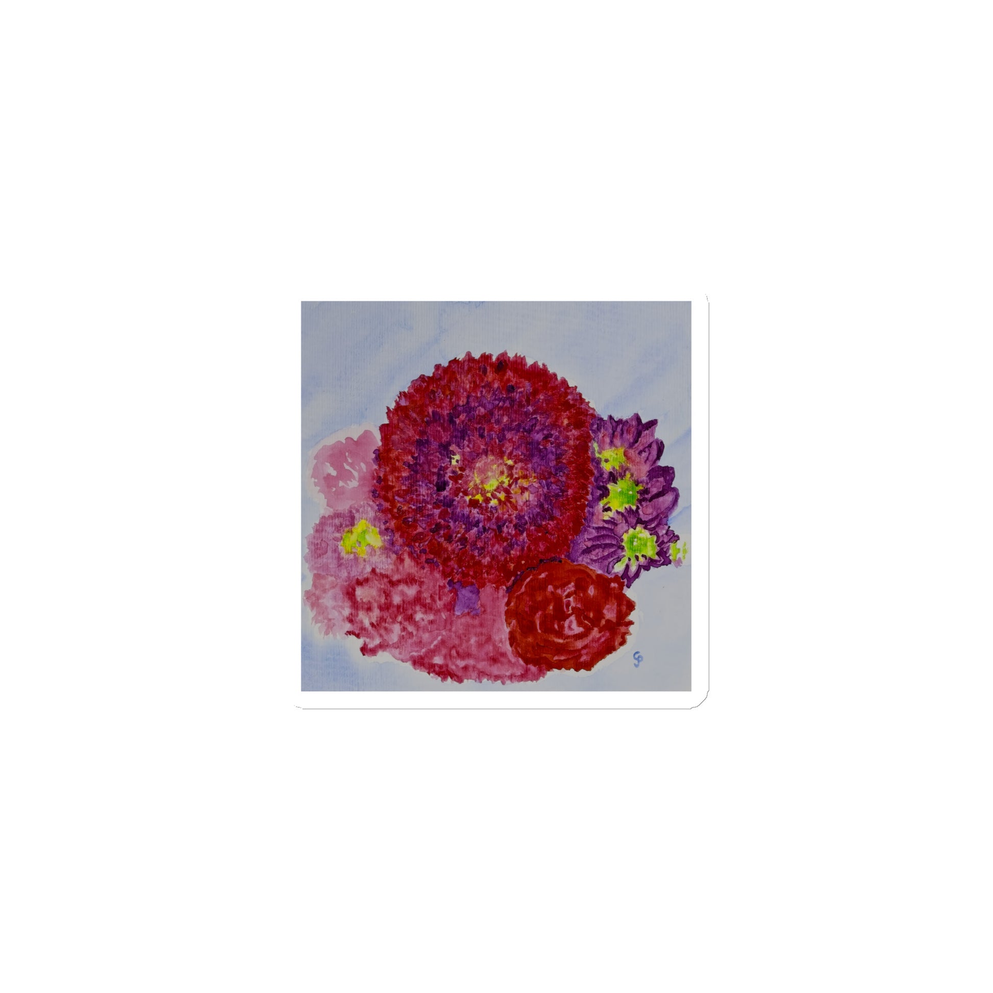 Magnet featuring original artwork—durable, vibrant, and perfect for decorating refrigerators, lockers, or magnetic boards with artistic flair.