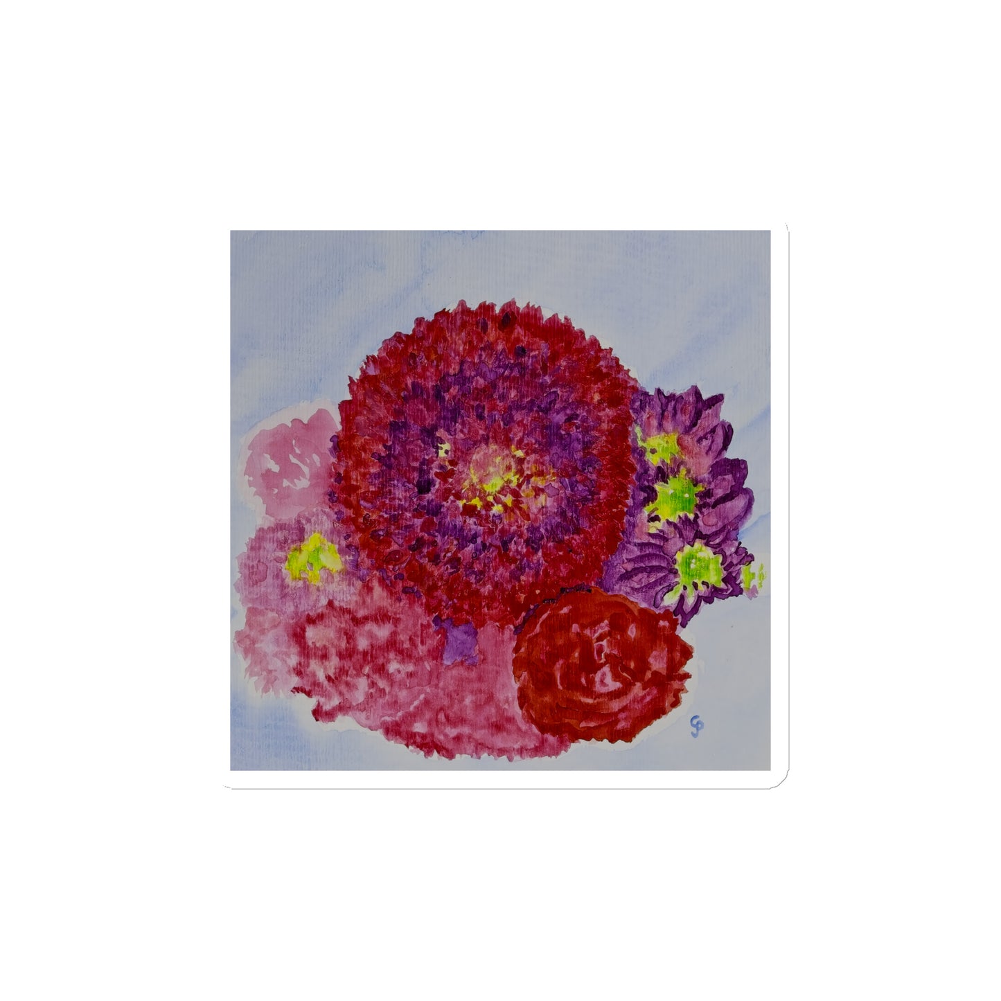 Magnet featuring original artwork—durable, vibrant, and perfect for decorating refrigerators, lockers, or magnetic boards with artistic flair.