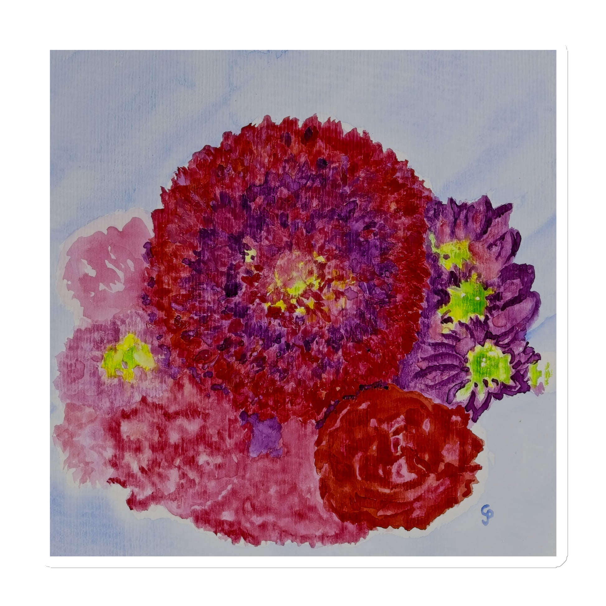 Magnet featuring original artwork—durable, vibrant, and perfect for decorating refrigerators, lockers, or magnetic boards with artistic flair.