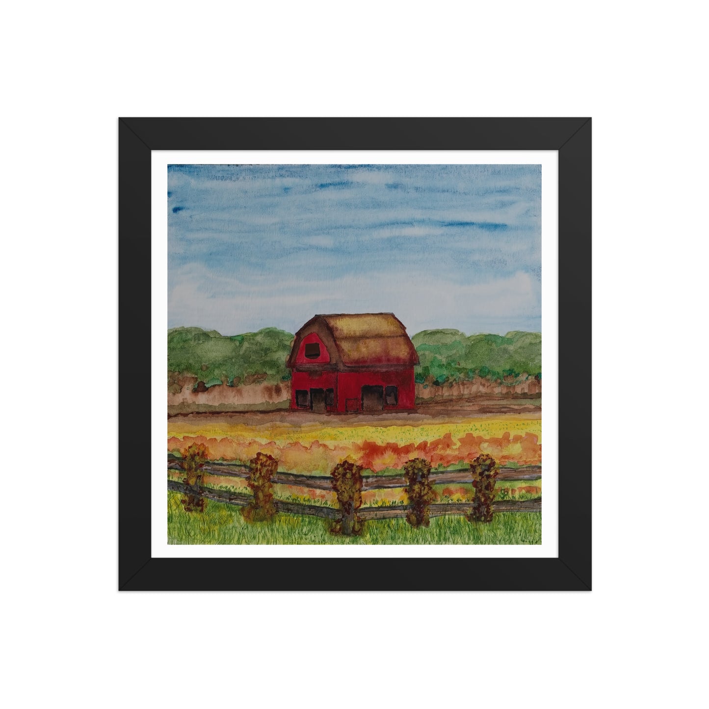 Harvest Barn Framed Poster