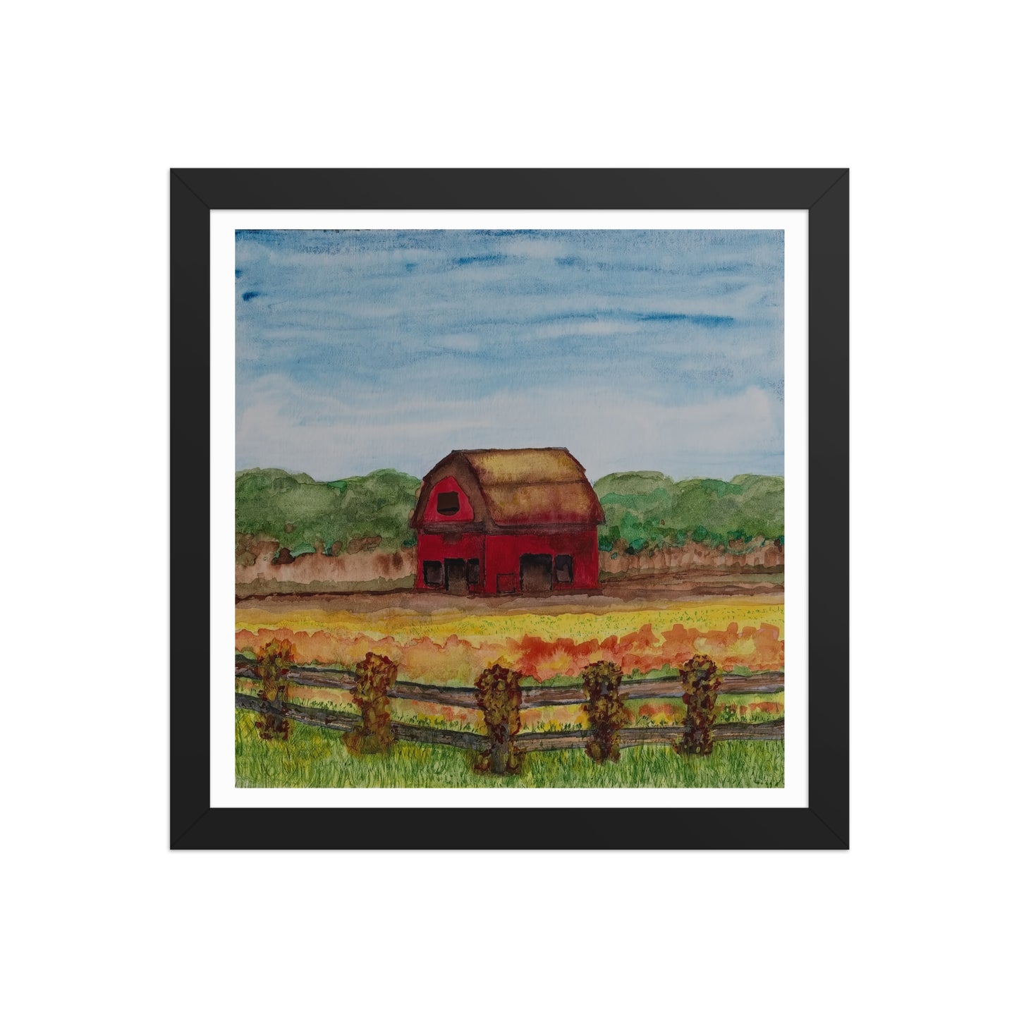 Harvest Barn Framed Poster
