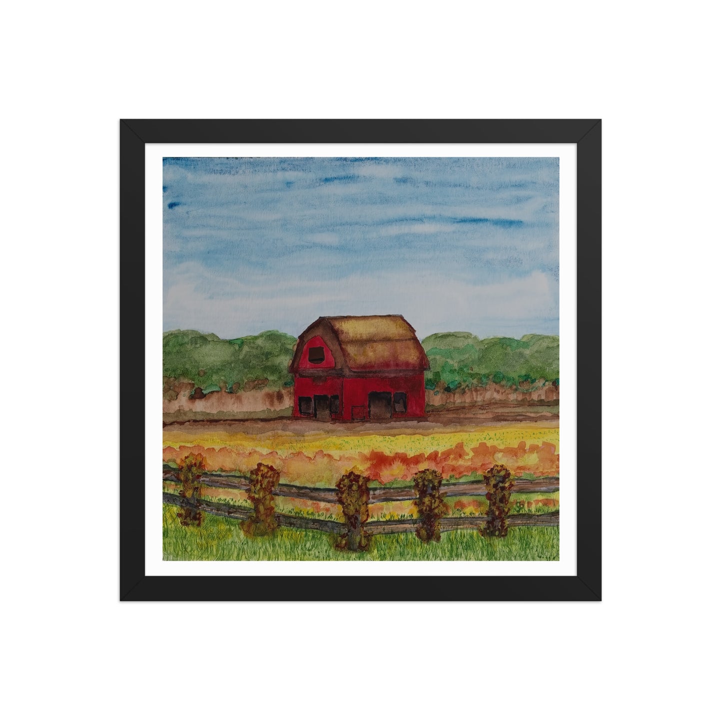 Harvest Barn Framed Poster