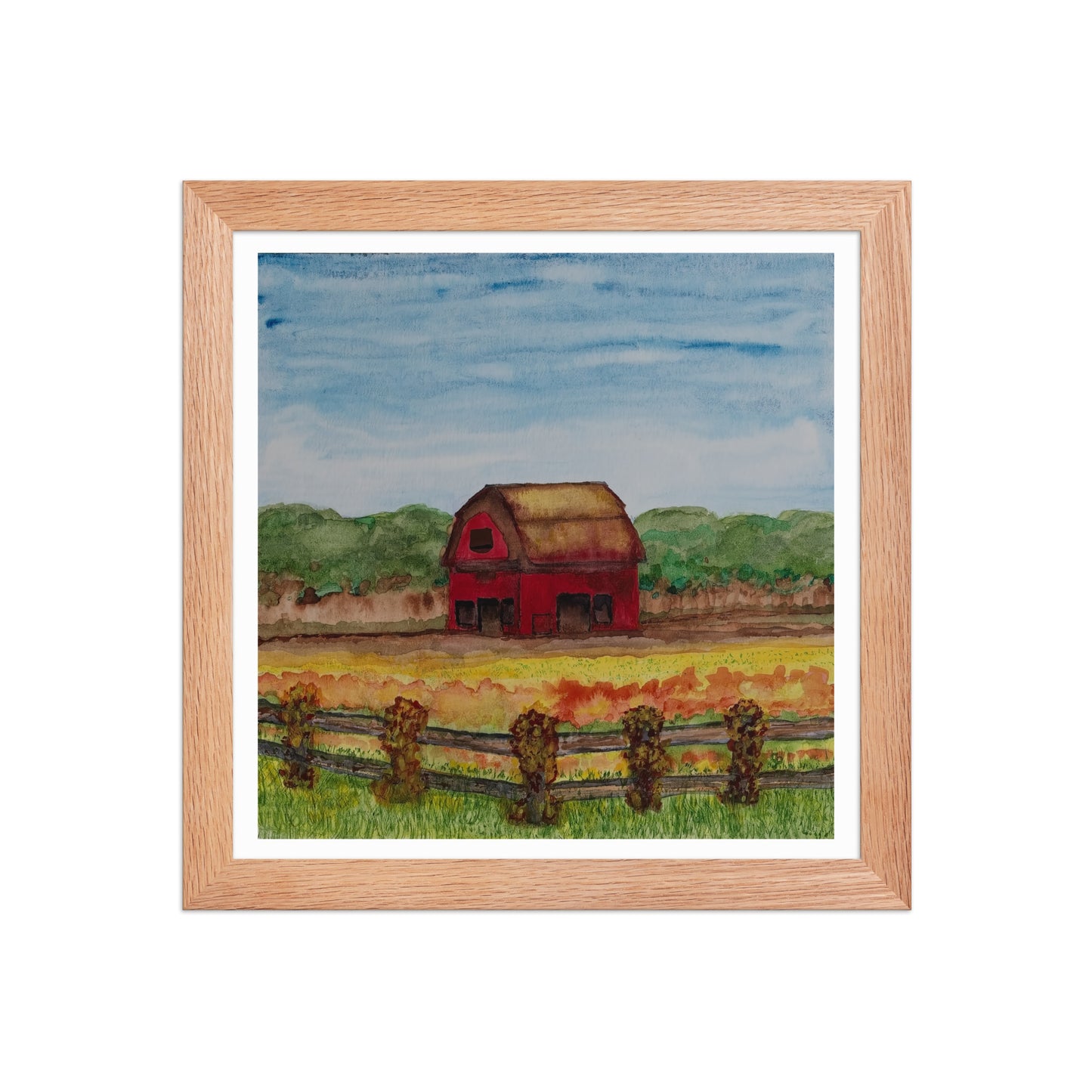 Harvest Barn Framed Poster