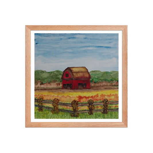 Harvest Barn Framed Poster