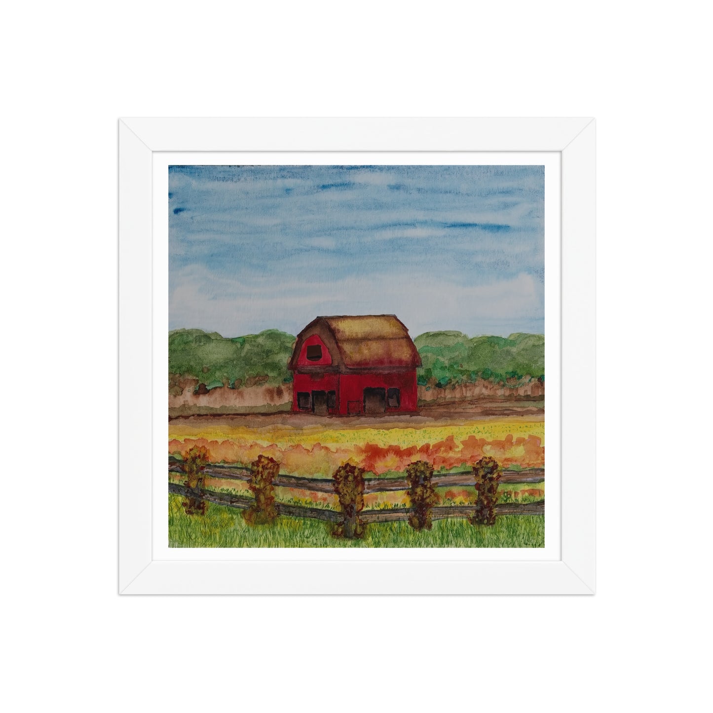 Harvest Barn Framed Poster