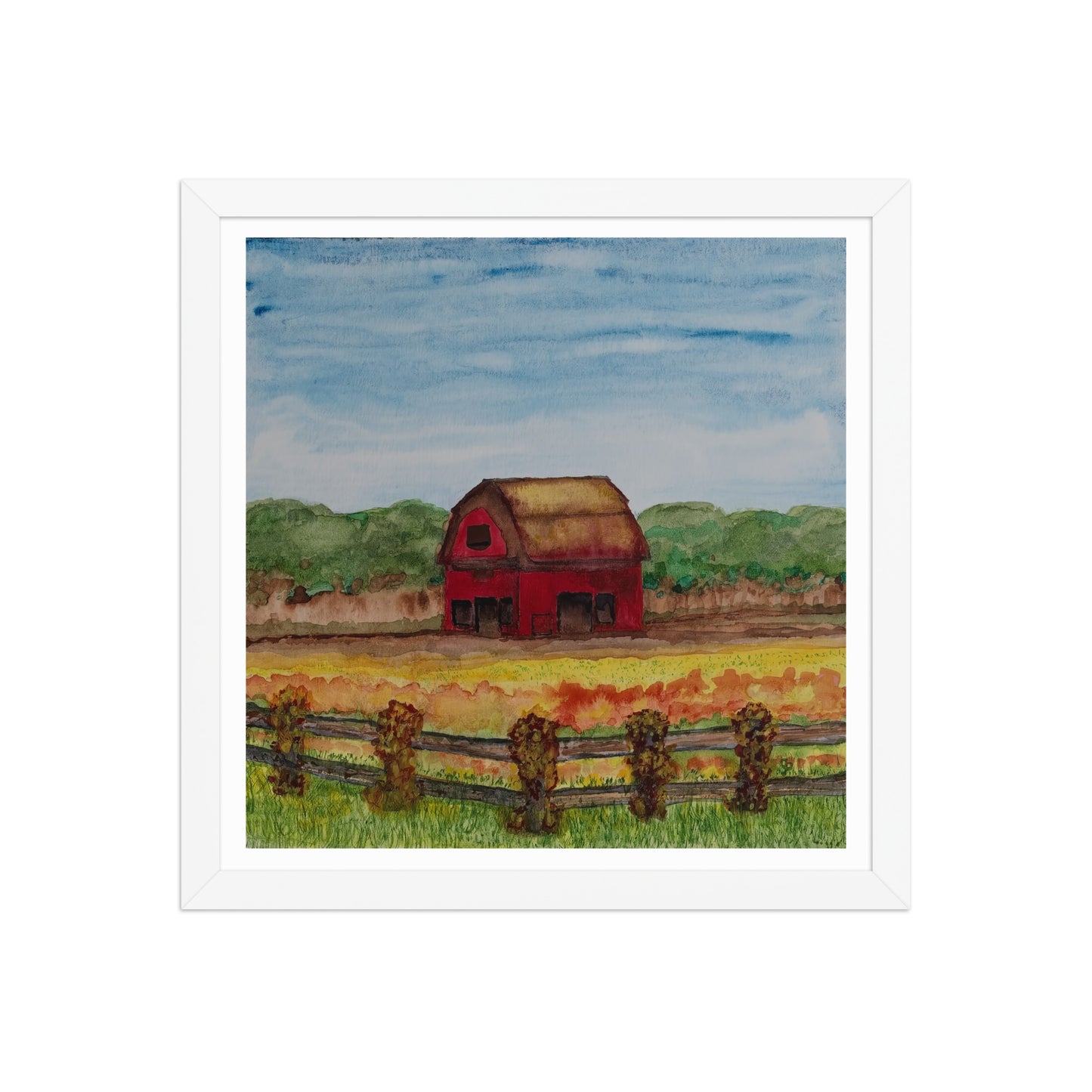Harvest Barn Framed Poster