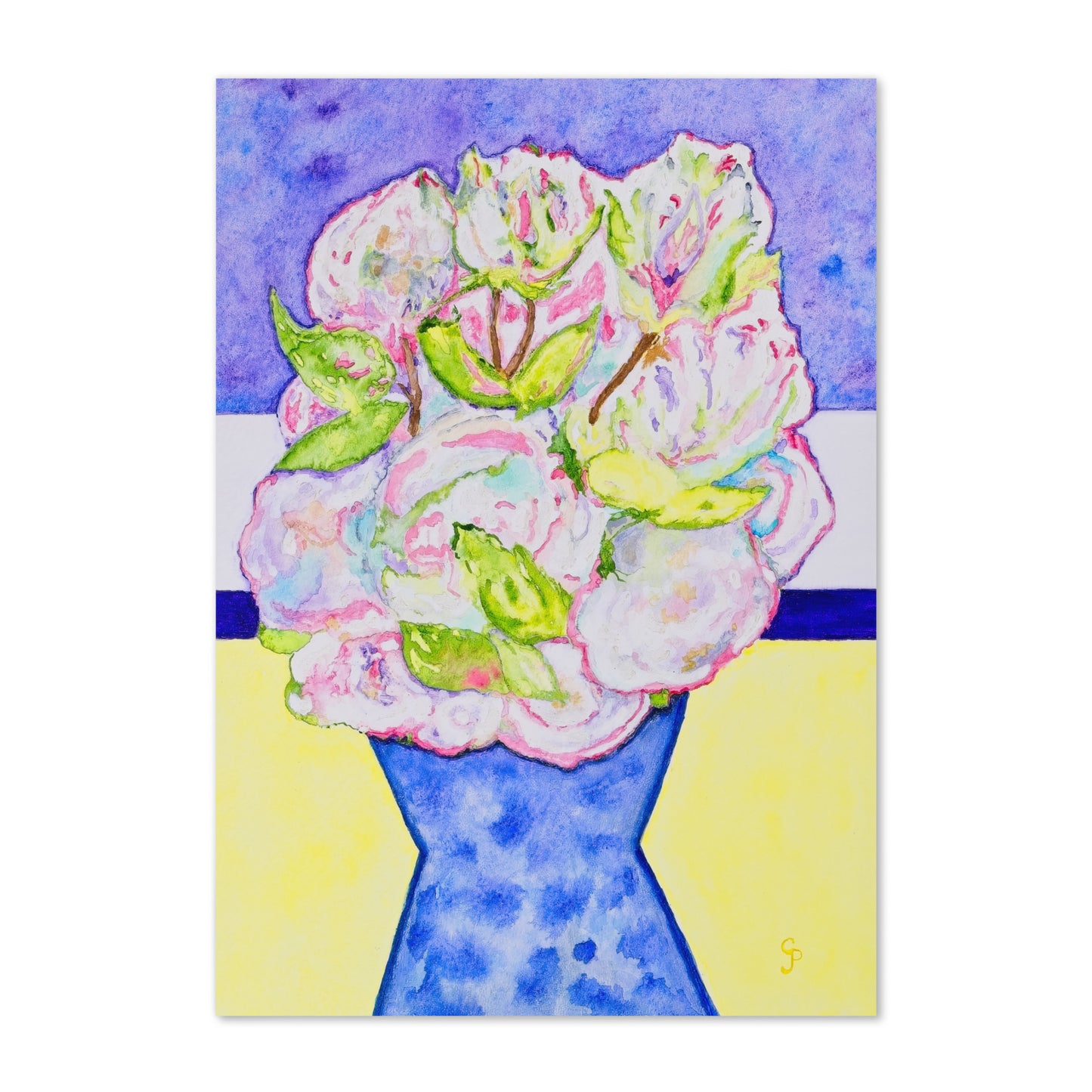 Premium greeting card featuring original artwork —perfect for notes, holidays, or special occasions; printed with quality with vibrant colors for a personal, artistic touch.