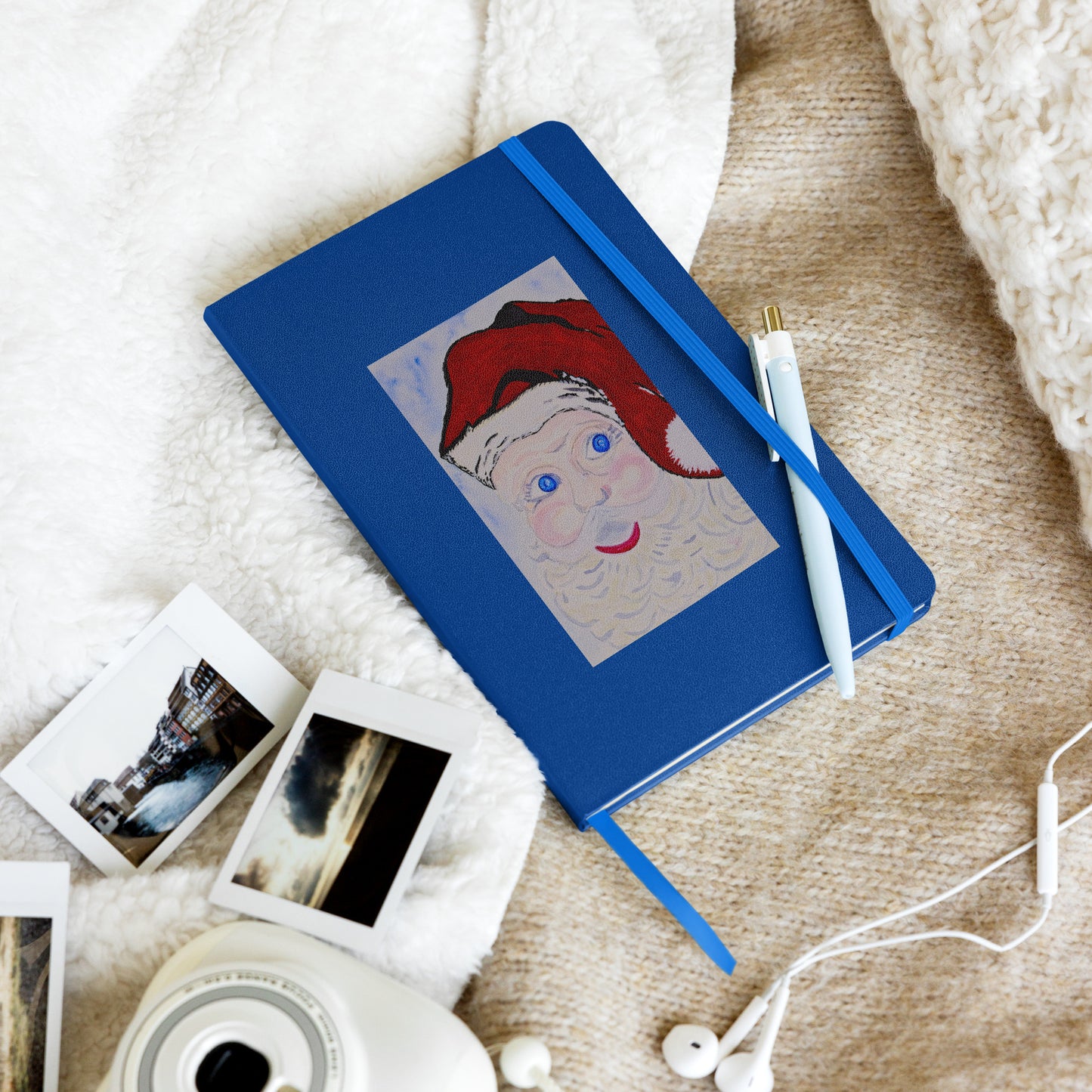 Hardcover bound notebook featuring original cover artwork—durable, stylish, and perfect for journaling, note-taking, or creative writing; ideal for students, professionals, and art lovers.