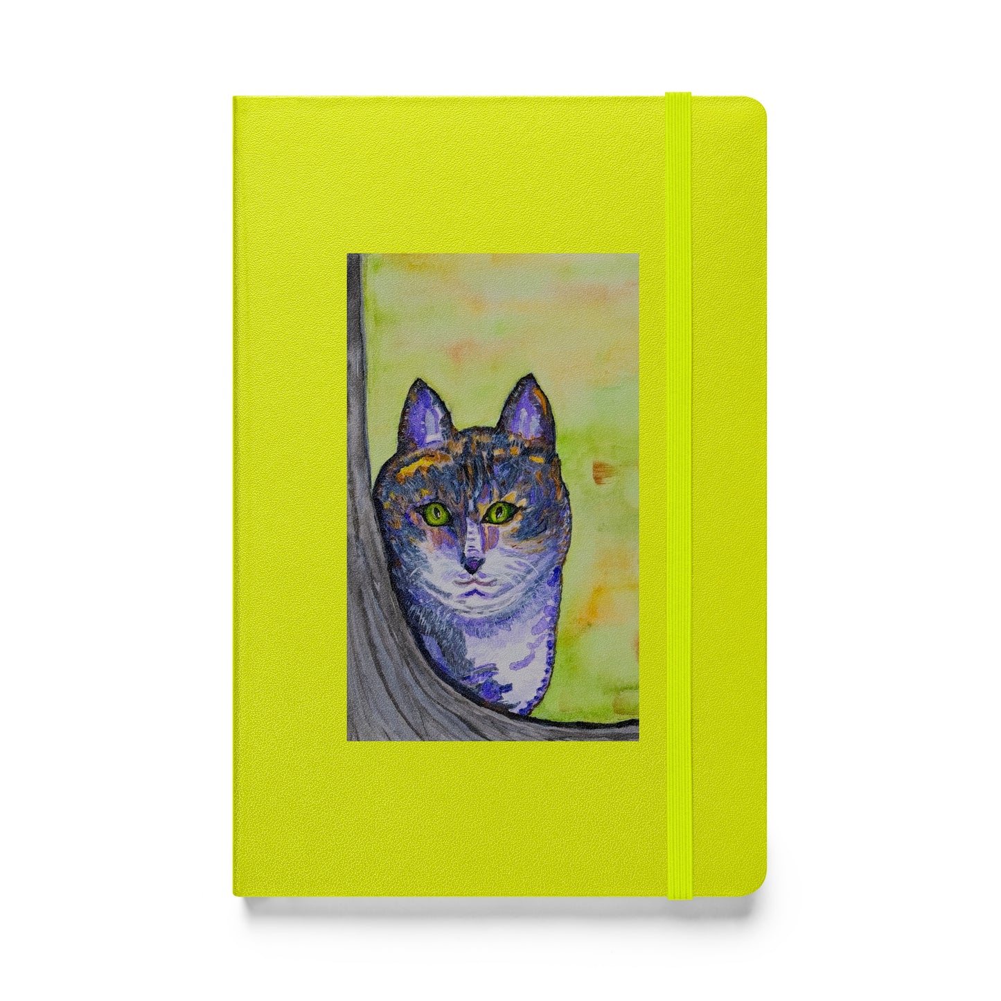 Hardcover bound notebook featuring original cover artwork—durable, stylish, and perfect for journaling, note-taking, or creative writing; ideal for students, professionals, and art lovers.