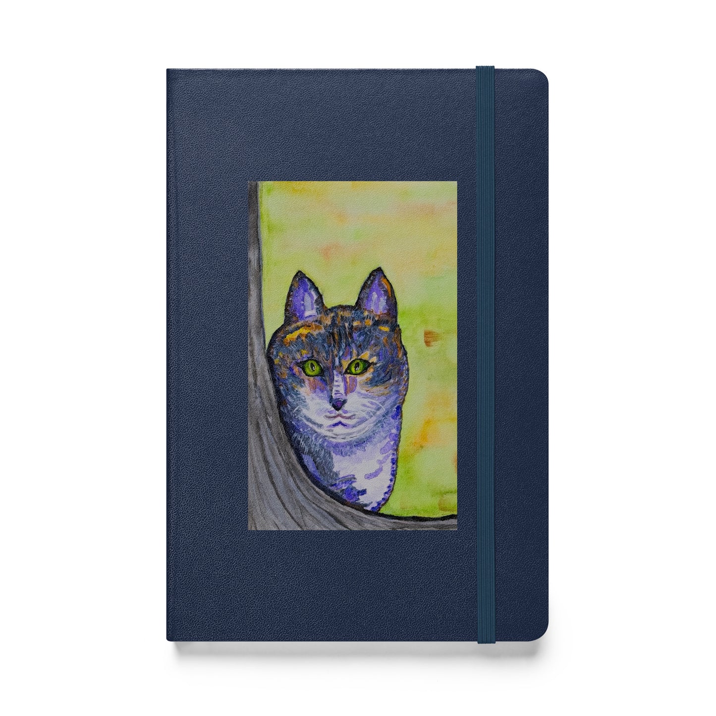 Hardcover bound notebook featuring original cover artwork—durable, stylish, and perfect for journaling, note-taking, or creative writing; ideal for students, professionals, and art lovers.