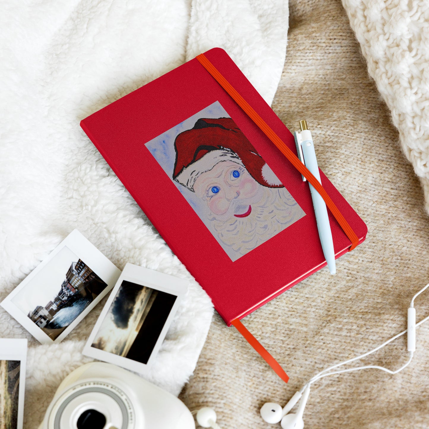 Hardcover bound notebook featuring original cover artwork—durable, stylish, and perfect for journaling, note-taking, or creative writing; ideal for students, professionals, and art lovers.
