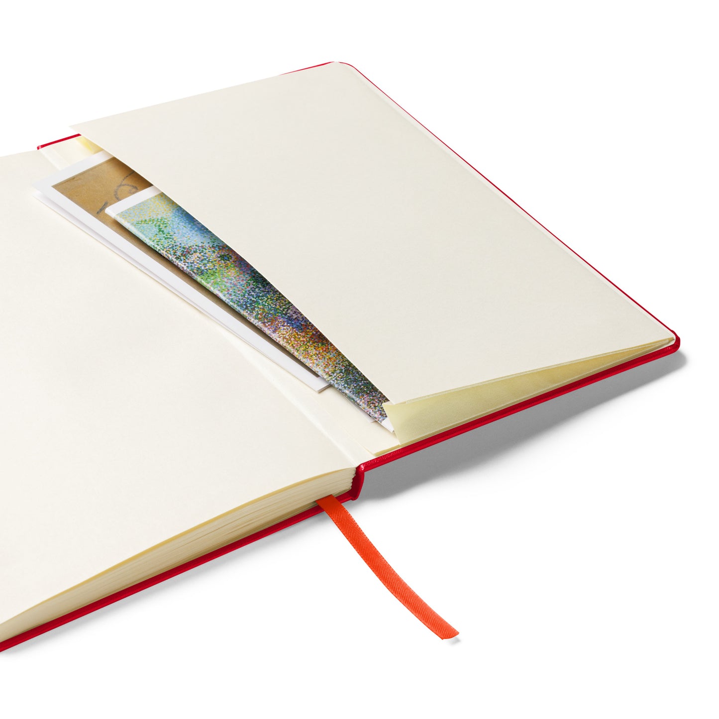 Hardcover bound notebook featuring original cover artwork—durable, stylish, and perfect for journaling, note-taking, or creative writing; ideal for students, professionals, and art lovers.