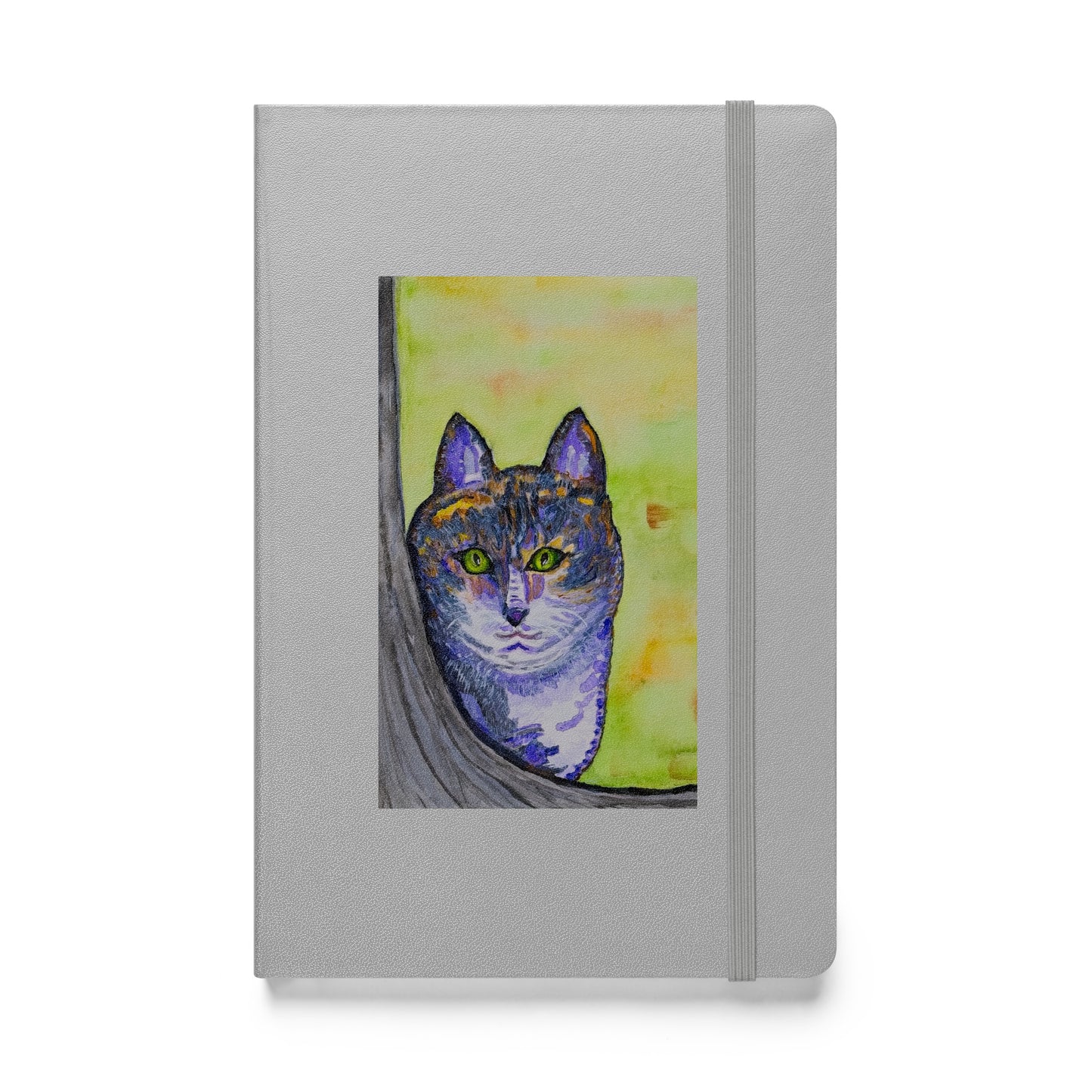 Hardcover bound notebook featuring original cover artwork—durable, stylish, and perfect for journaling, note-taking, or creative writing; ideal for students, professionals, and art lovers.