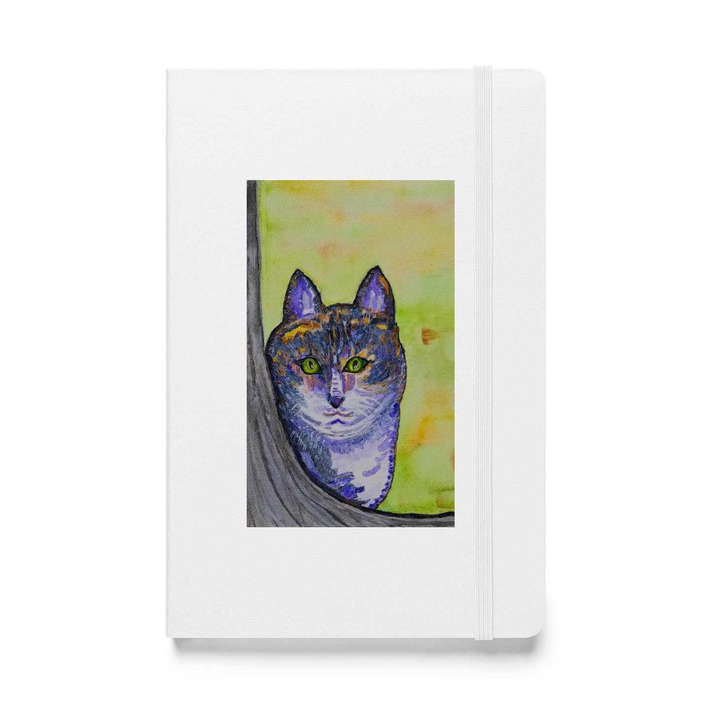Hardcover bound notebook featuring original cover artwork—durable, stylish, and perfect for journaling, note-taking, or creative writing; ideal for students, professionals, and art lovers.