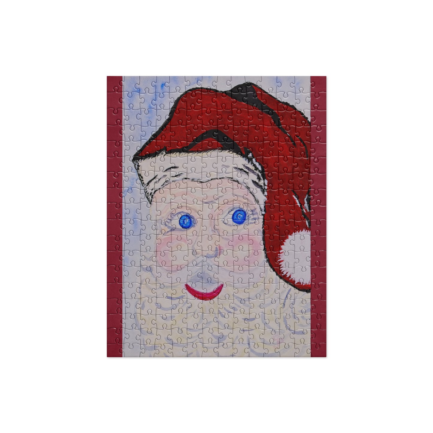 Jigsaw puzzle with a Santa