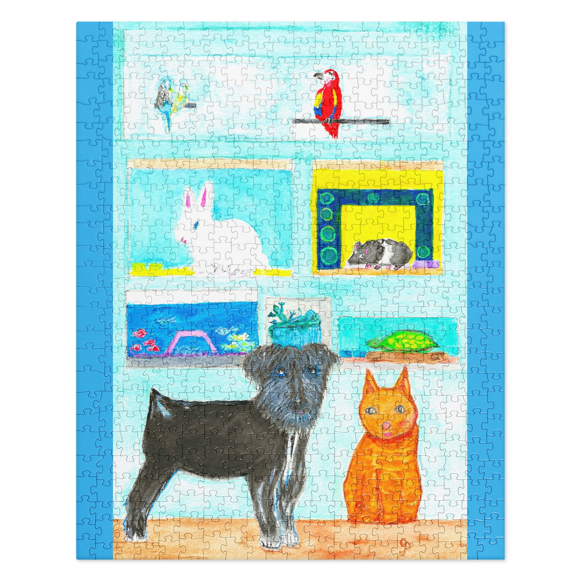 High-quality jigsaw puzzle featuring original artwork—precision-cut pieces with vibrant colors, perfect for relaxing fun, gifting, or displaying as wall art; ideal for puzzle lovers and art enthusiasts.