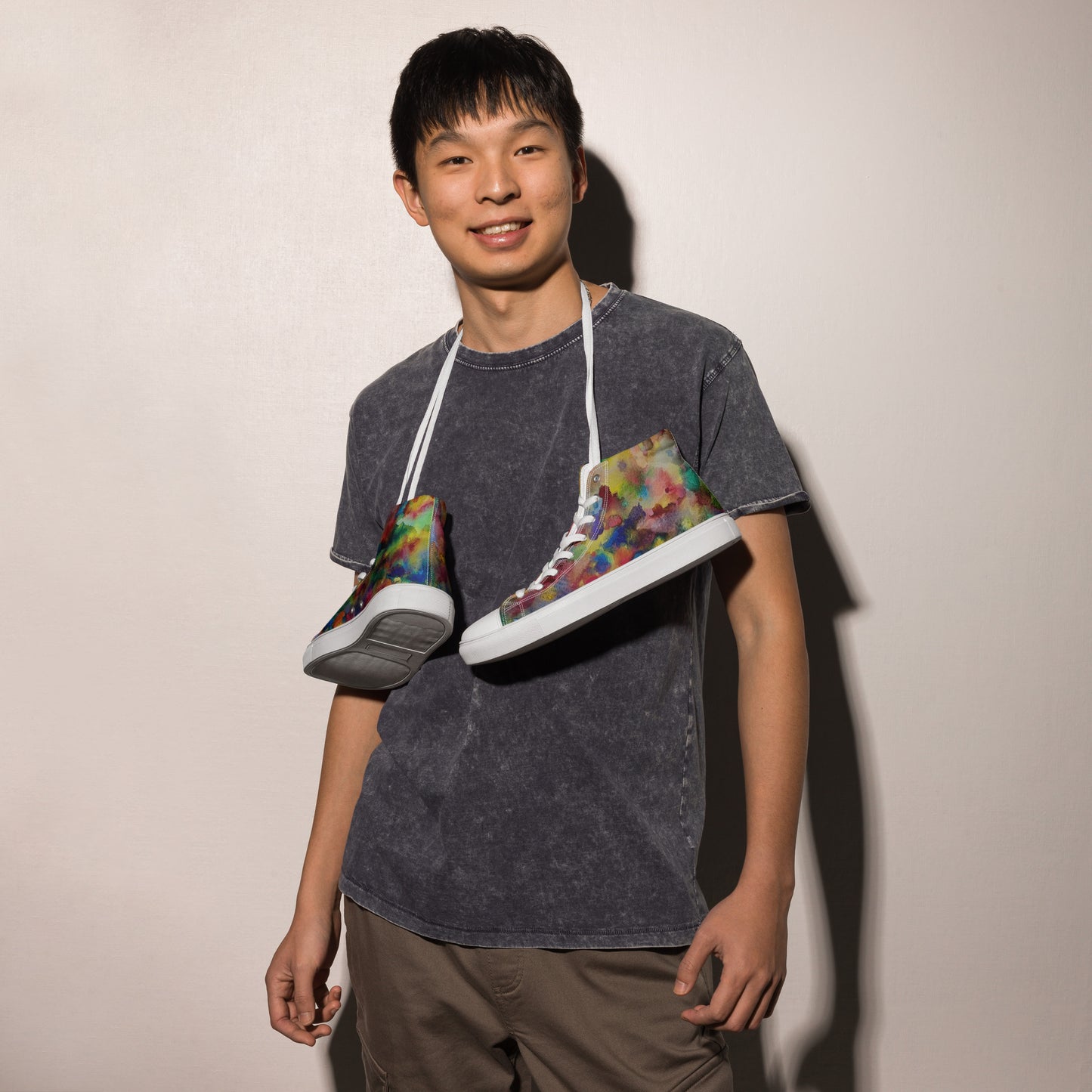 Stylish sneakers featuring original artwork, designed for comfort and everyday wear—unique artistic shoes perfect for casual outfits, street style, or creative fashion lovers.