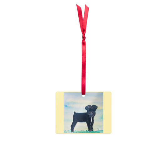 Holiday ornament featuring original artwork, perfect for Christmas trees, seasonal decor, or gift giving—high-quality, artist-designed keepsake to add charm and personality to your celebrations.