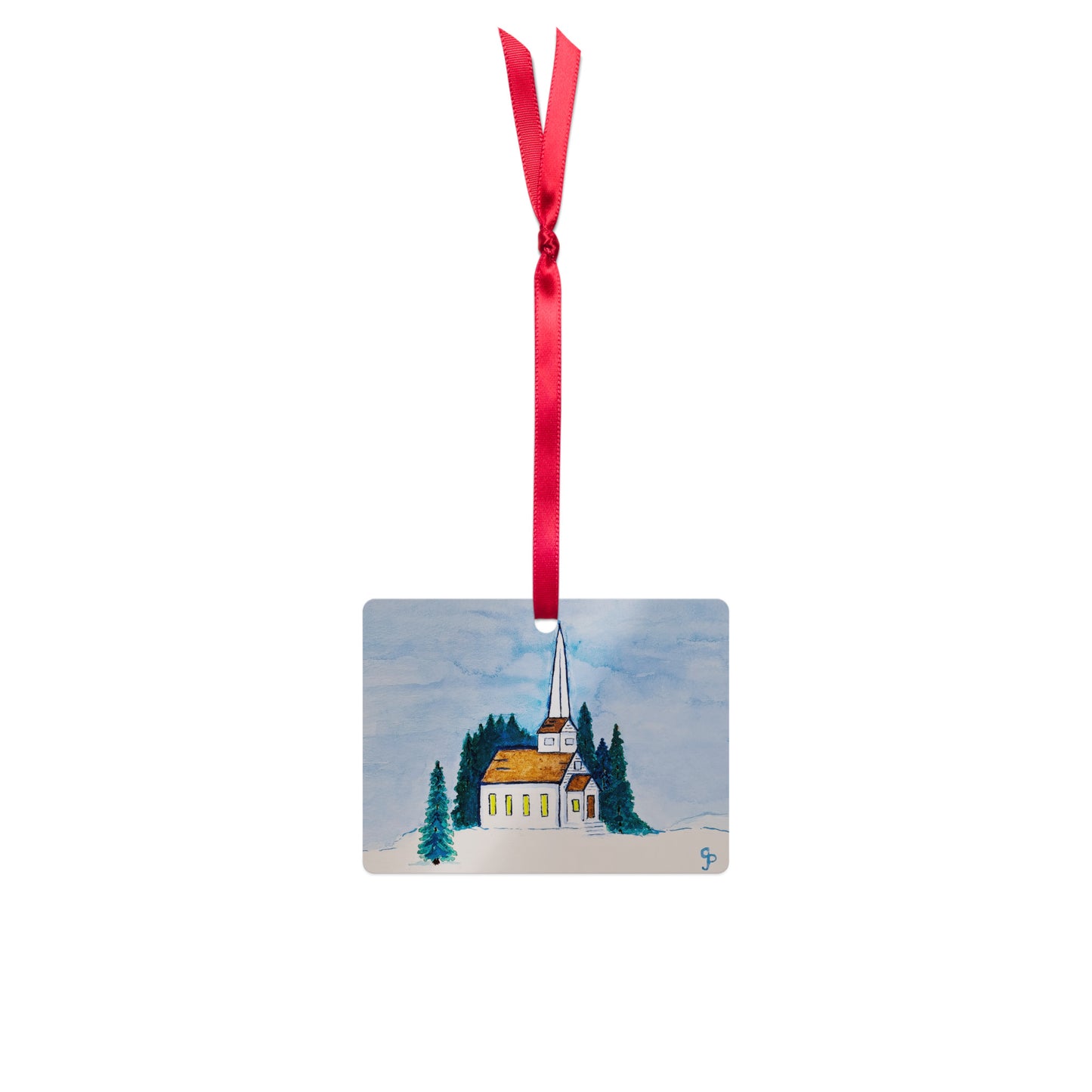 Holiday ornament featuring original artwork, perfect for Christmas trees, seasonal decor, or gift giving—high-quality, artist-designed keepsake to add charm and personality to your celebrations.