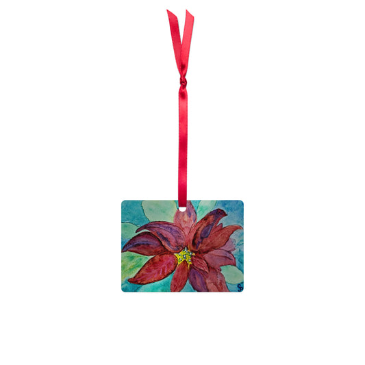 Holiday ornament featuring original artwork, perfect for Christmas trees, seasonal decor, or gift giving—high-quality, artist-designed keepsake to add charm and personality to your celebrations.