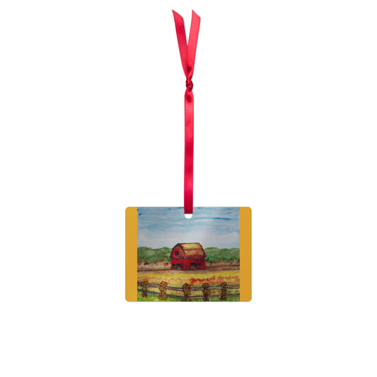 Holiday ornament featuring original artwork, perfect for Christmas trees, seasonal decor, or gift giving—high-quality, artist-designed keepsake to add charm and personality to your celebrations.