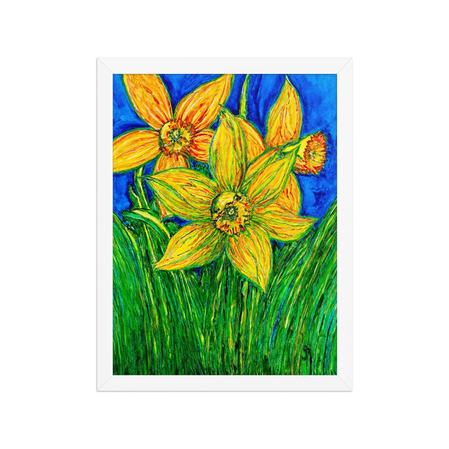 Original wall art perfect for home decor, gallery walls, or office spaces—high-quality artwork that adds color, character, and creativity to any room.