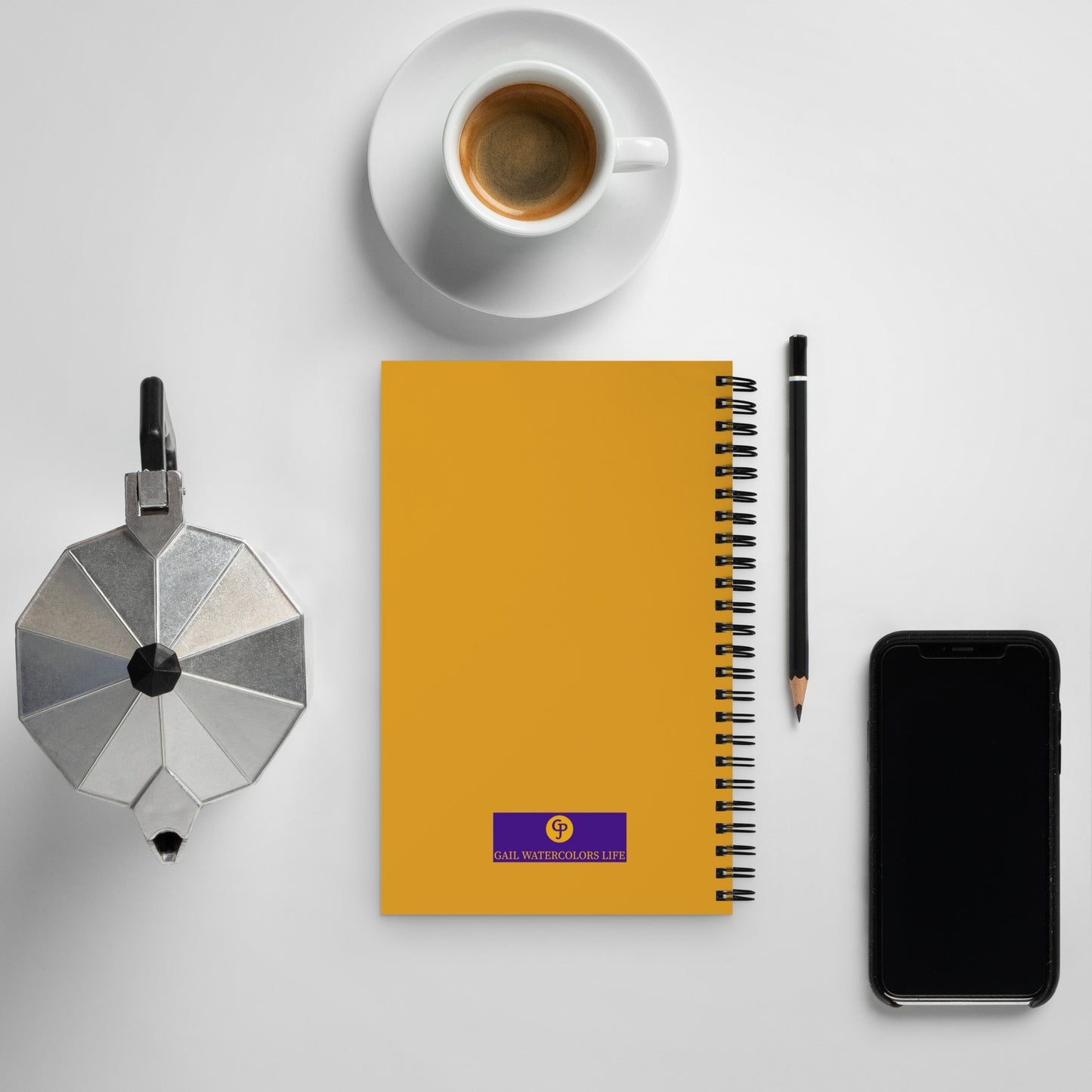 Spiral notebook featuring original cover artwork—durable, stylish, and perfect for journaling, note-taking, or creative writing; ideal for students, professionals, and art lovers.