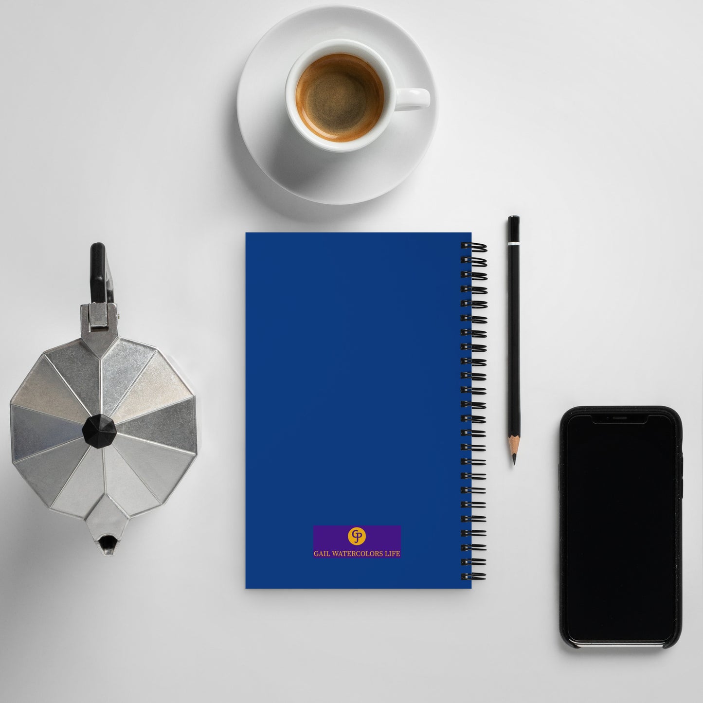 Spiral notebook featuring original cover artwork—durable, stylish, and perfect for journaling, note-taking, or creative writing; ideal for students, professionals, and art lovers.