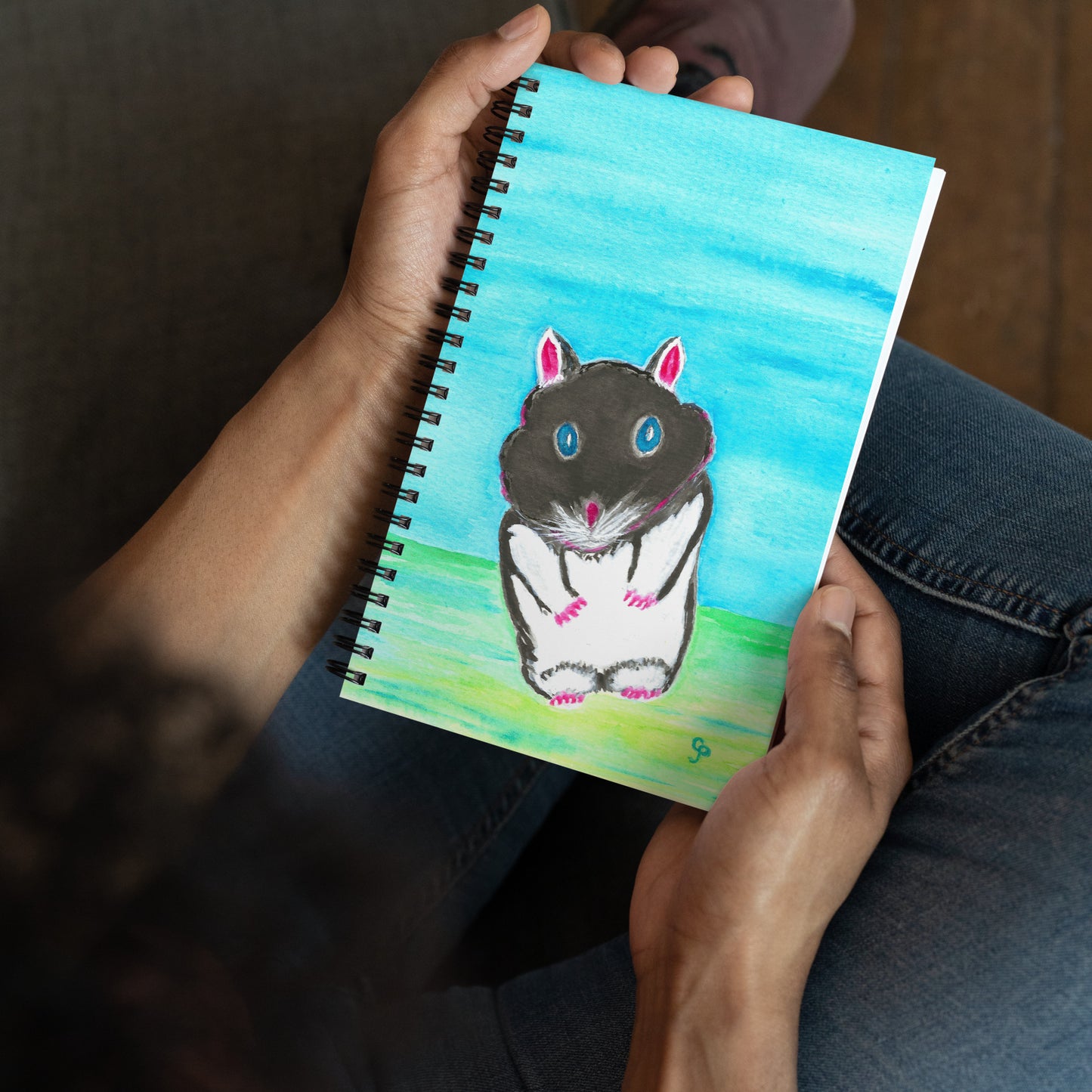Spiral notebook featuring original cover artwork—durable, stylish, and perfect for journaling, note-taking, or creative writing; ideal for students, professionals, and art lovers.