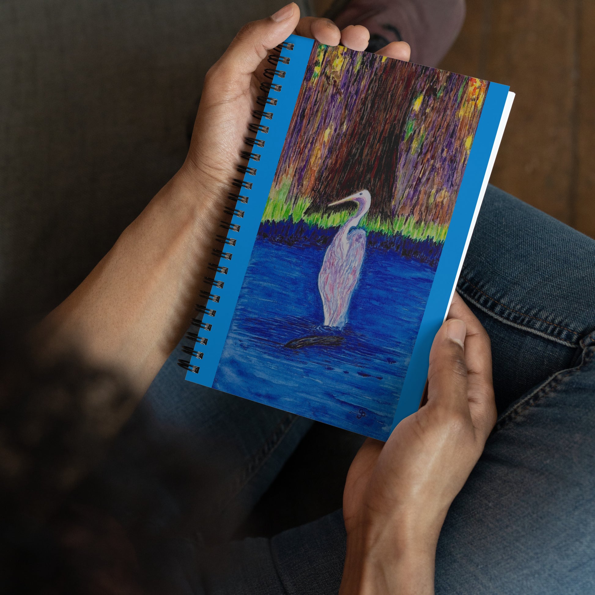 Spiral notebook featuring original cover artwork—durable, stylish, and perfect for journaling, note-taking, or creative writing; ideal for students, professionals, and art lovers.