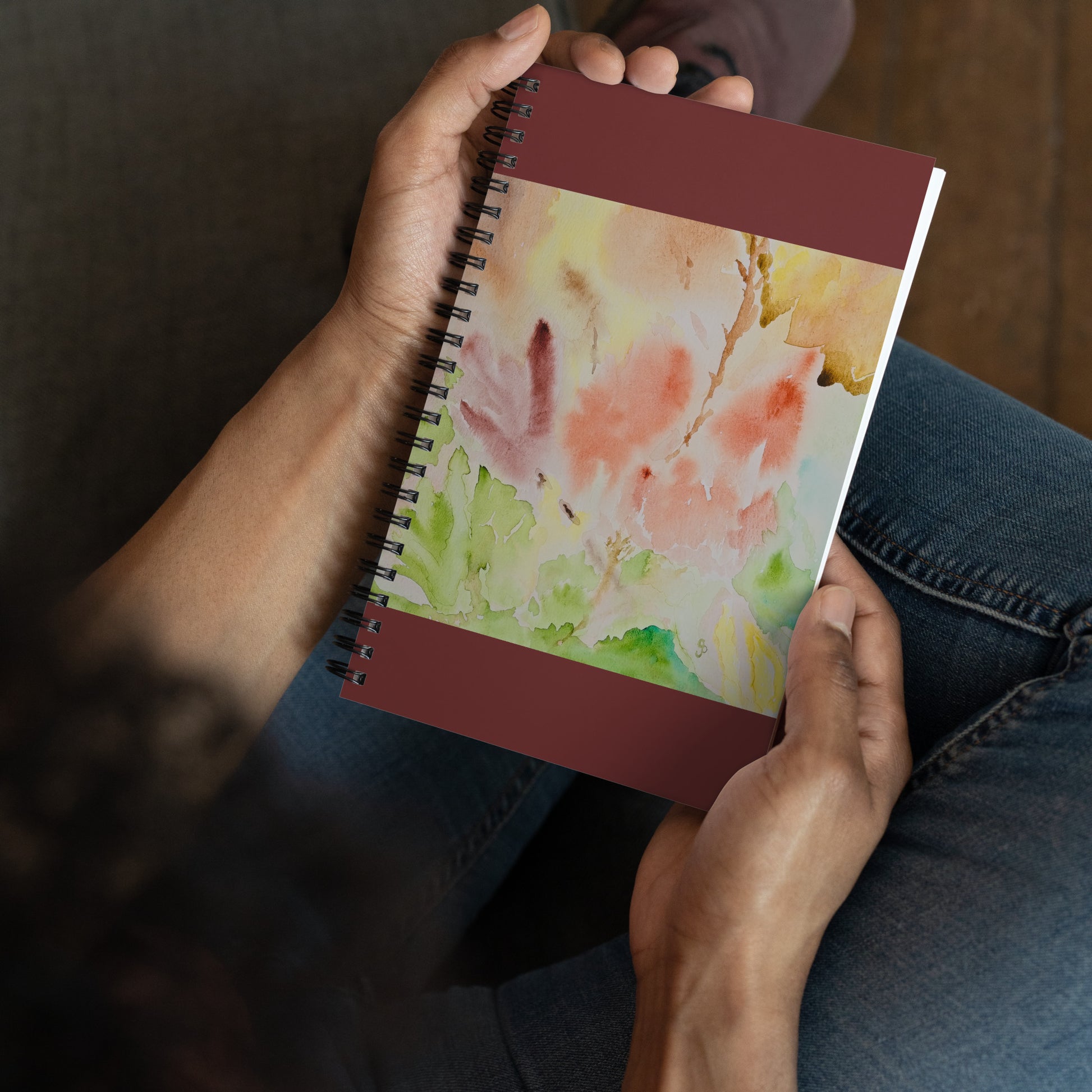 Spiral notebook featuring original cover artwork—durable, stylish, and perfect for journaling, note-taking, or creative writing; ideal for students, professionals, and art lovers.
