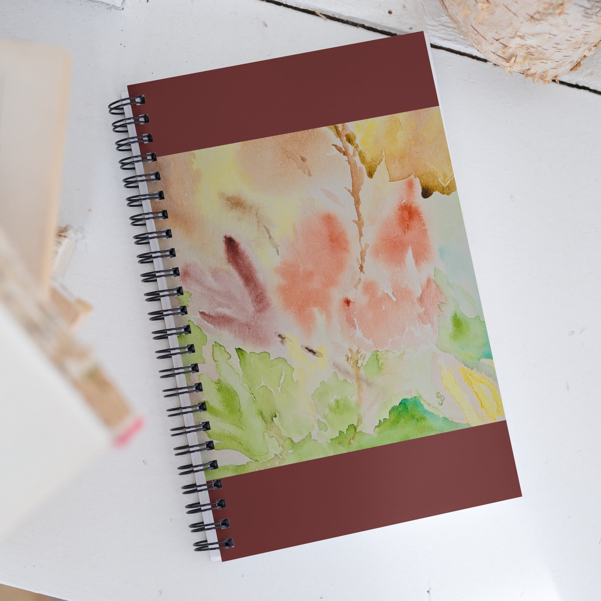 Spiral notebook featuring original cover artwork—durable, stylish, and perfect for journaling, note-taking, or creative writing; ideal for students, professionals, and art lovers.