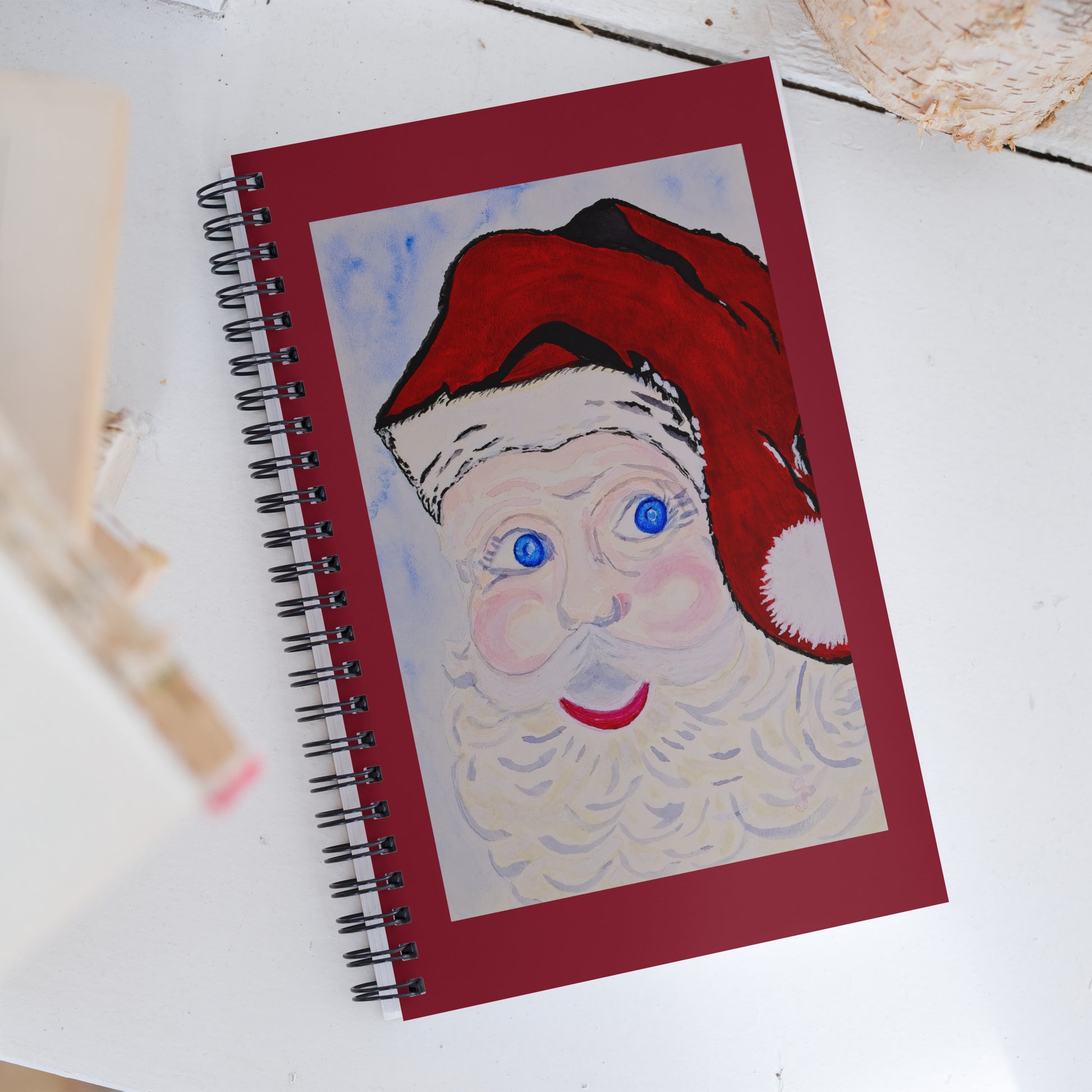 Spiral notebook featuring original cover artwork—durable, stylish, and perfect for journaling, note-taking, or creative writing; ideal for students, professionals, and art lovers.